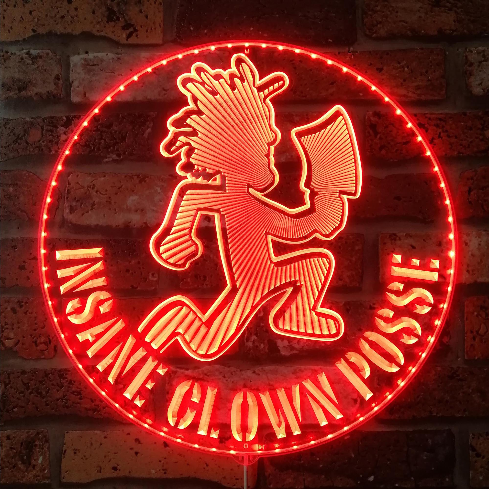 Insane Crown Posse Dynamic RGB Edge Lit LED Sign