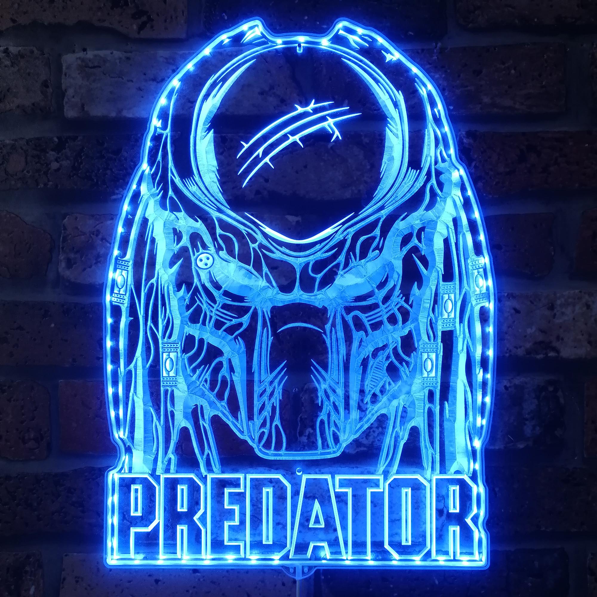 Predator Dynamic RGB Edge Lit LED Sign