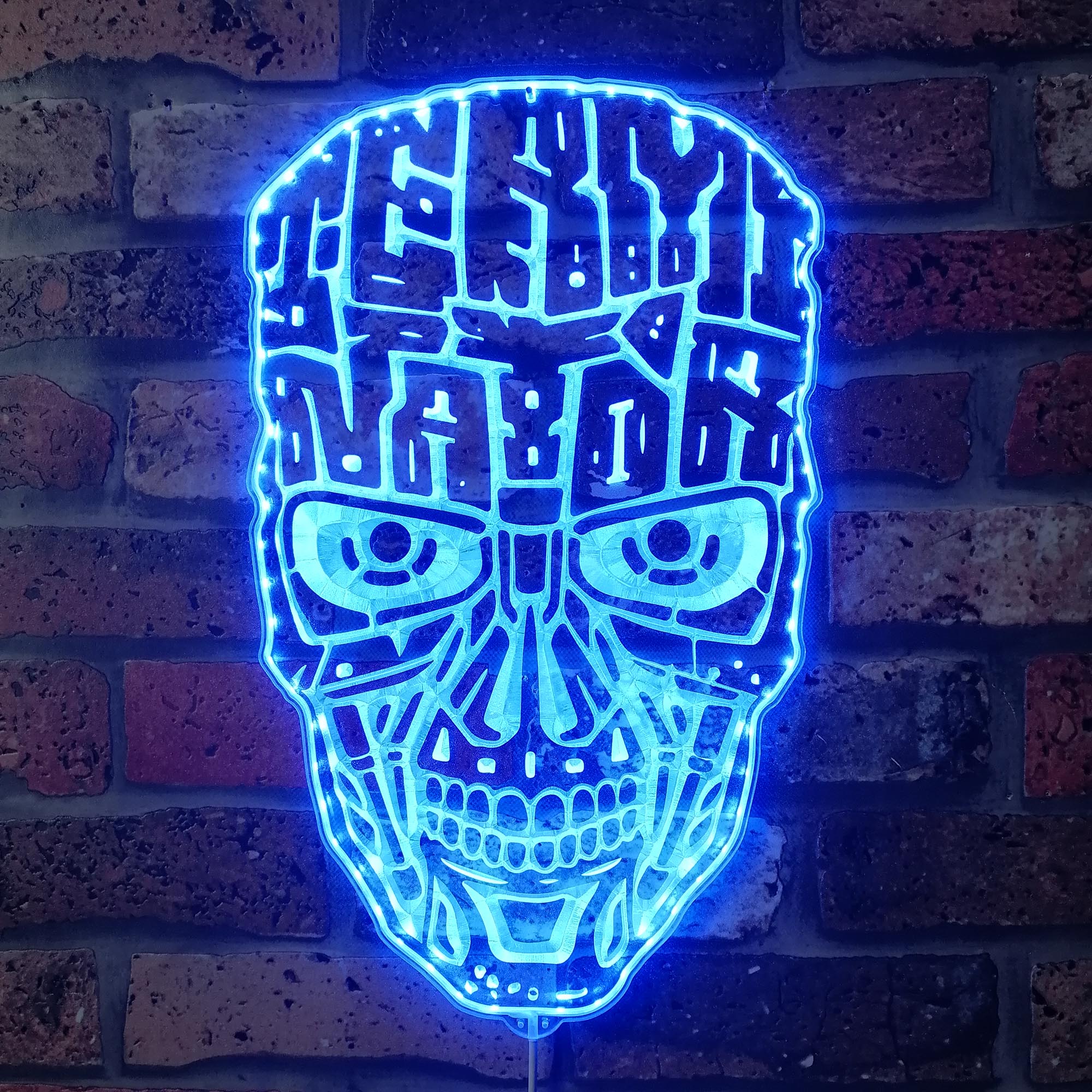 Terminator Dynamic RGB Edge Lit LED Sign