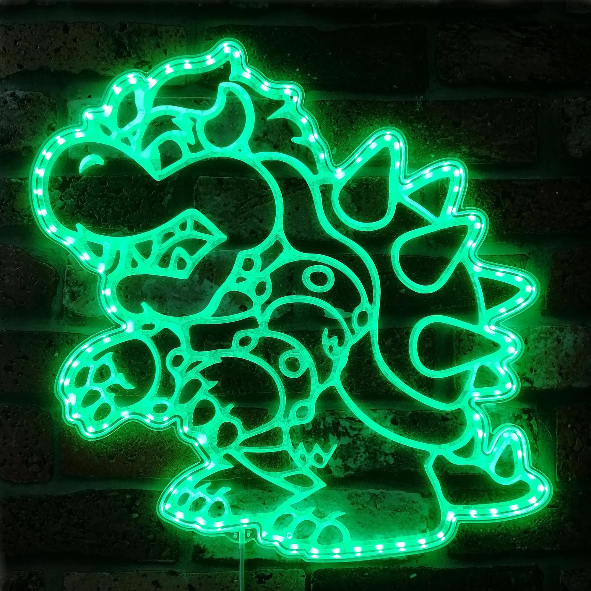 Super Mario Bowser Dynamic RGB Neon Edge Lit LED Sign