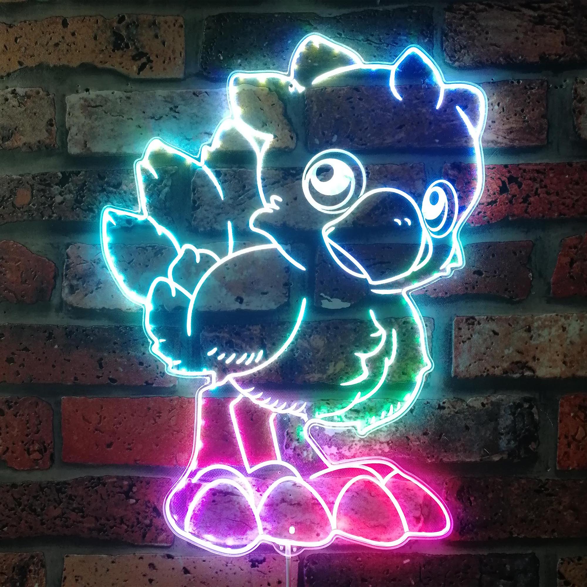 Final Fantasy Chocobo Dynamic RGB Edge Lit LED Sign