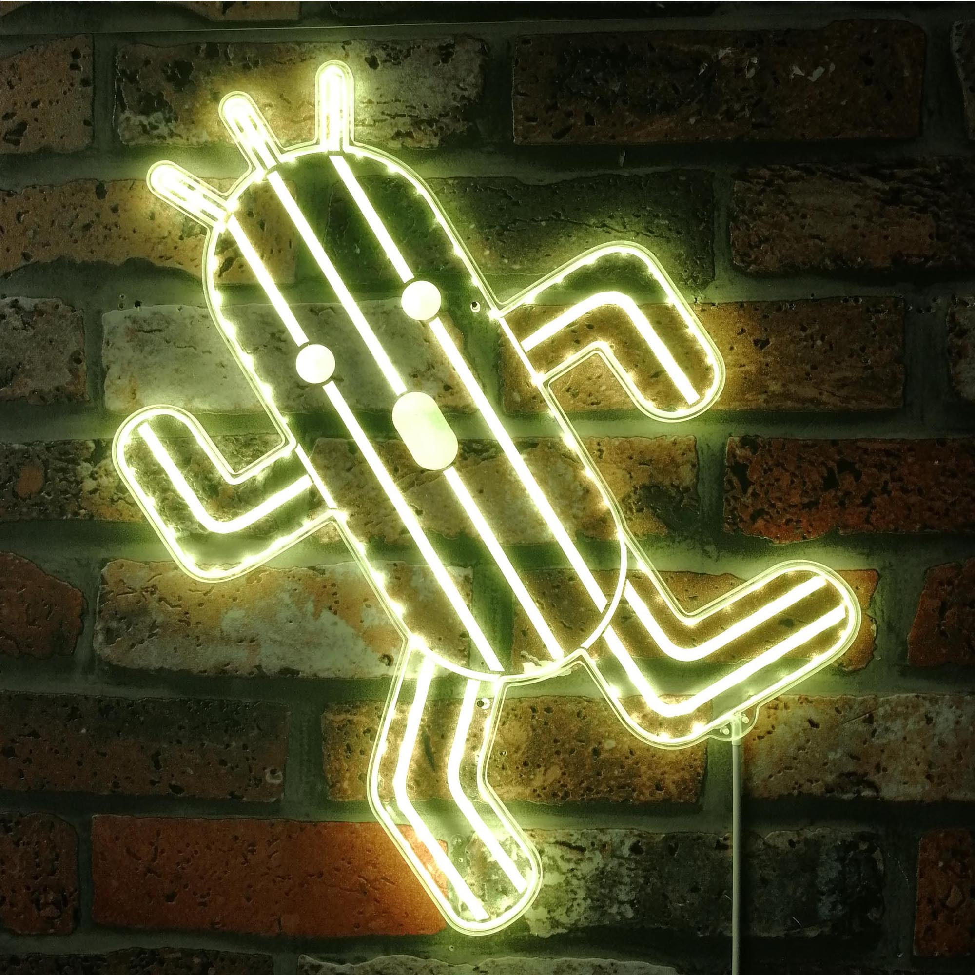 Final Fantasy Cactuar Dynamic RGB Edge Lit LED Sign | PROLEDSIGN