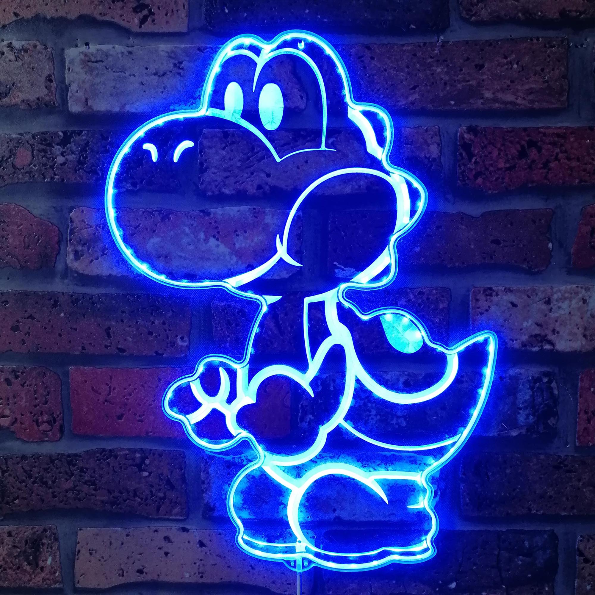 Super Mario Yoshi Dinosaur Dynamic RGB Edge Lit LED Sign