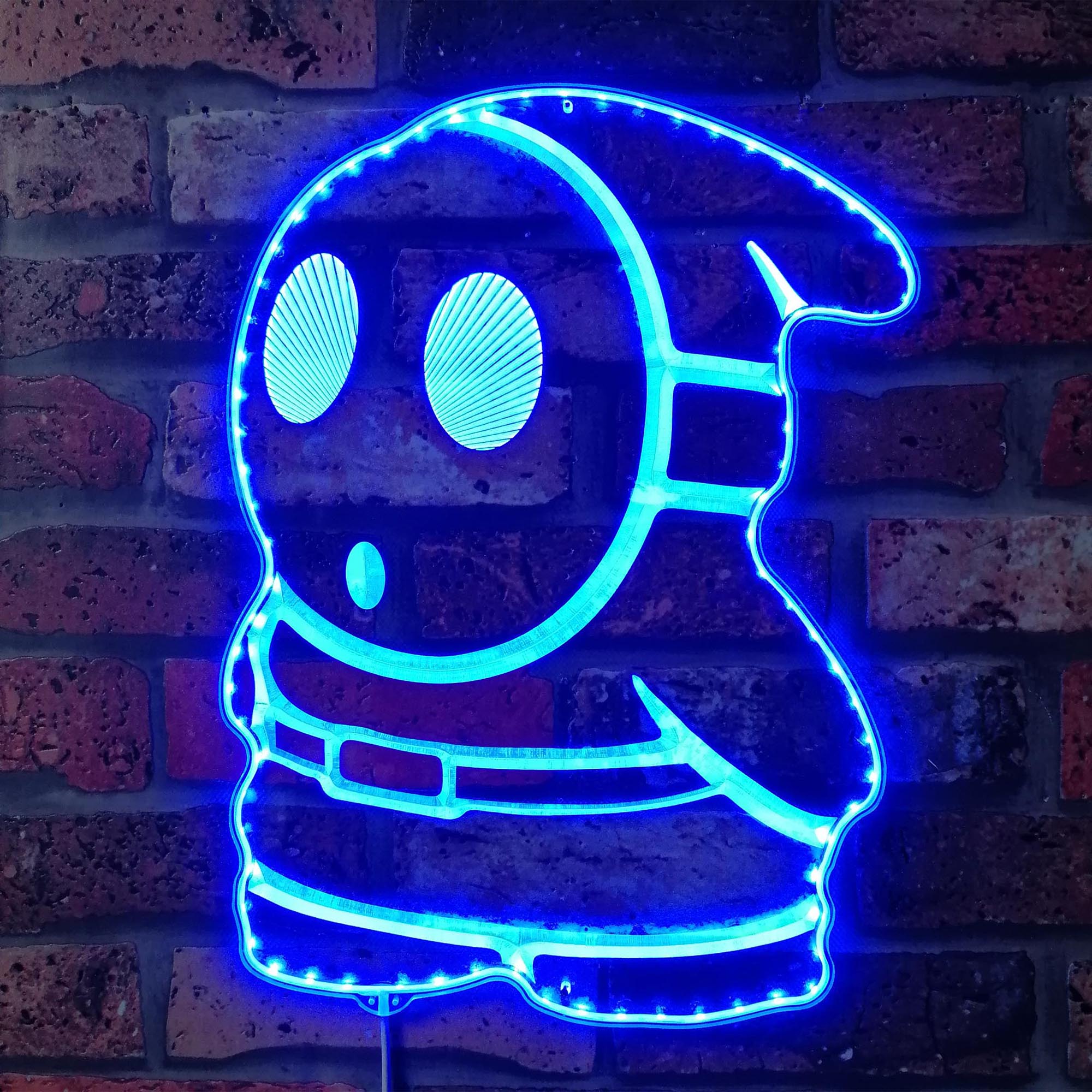 Mario Shy Guy Dynamic RGB Edge Lit LED Sign