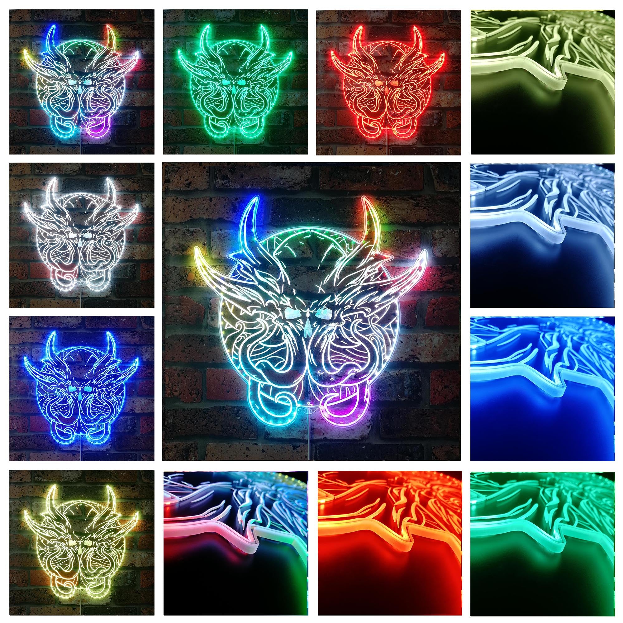 Baldur's Gate Cthulhu Emperor Dynamic RGB Edge Lit LED Sign