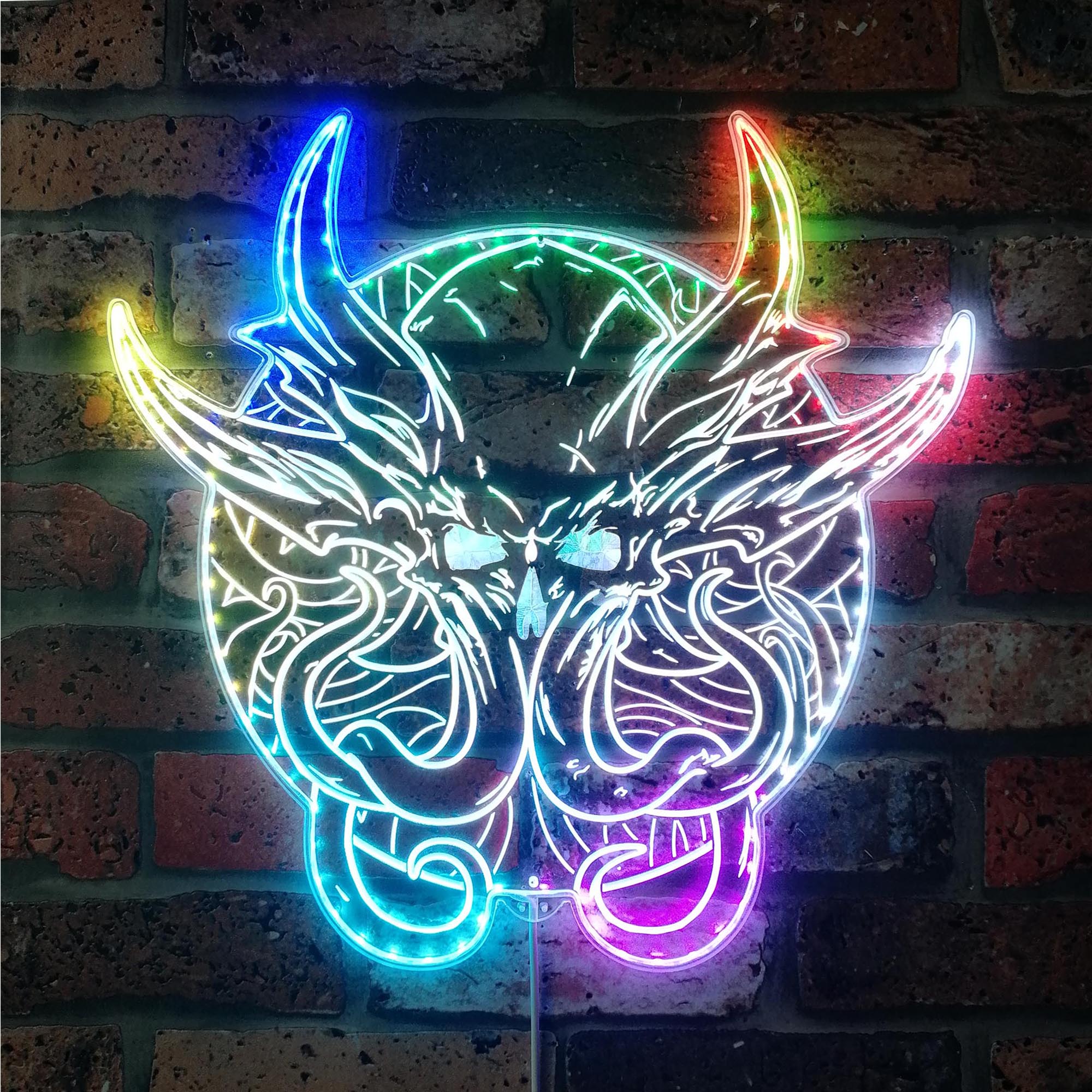 Cthulhu Emperor Dynamic RGB Edge Lit LED Sign