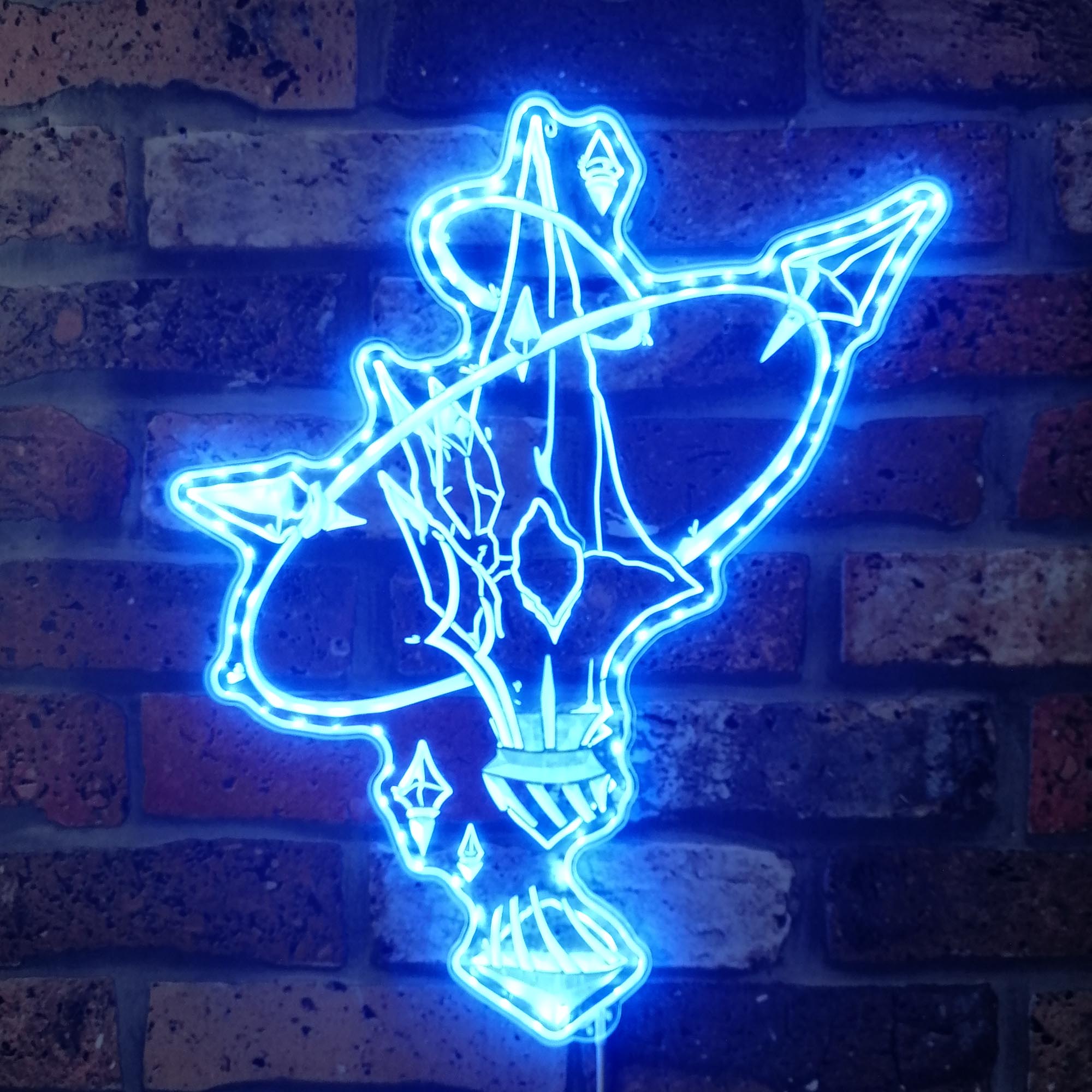 Final Fantasy 7 Aetheryte Crystal RGB Edge Lit LED Sign