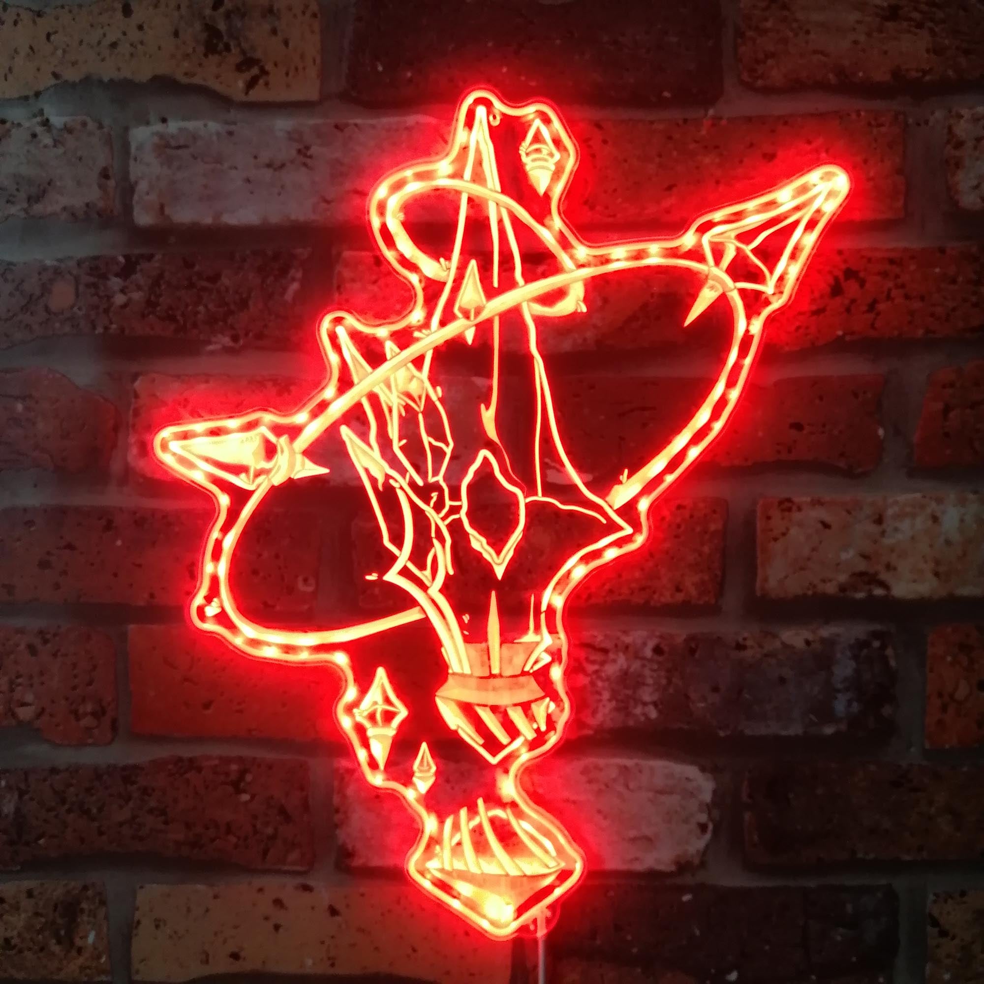 Final Fantasy 7 Aetheryte Crystal RGB Edge Lit LED Sign