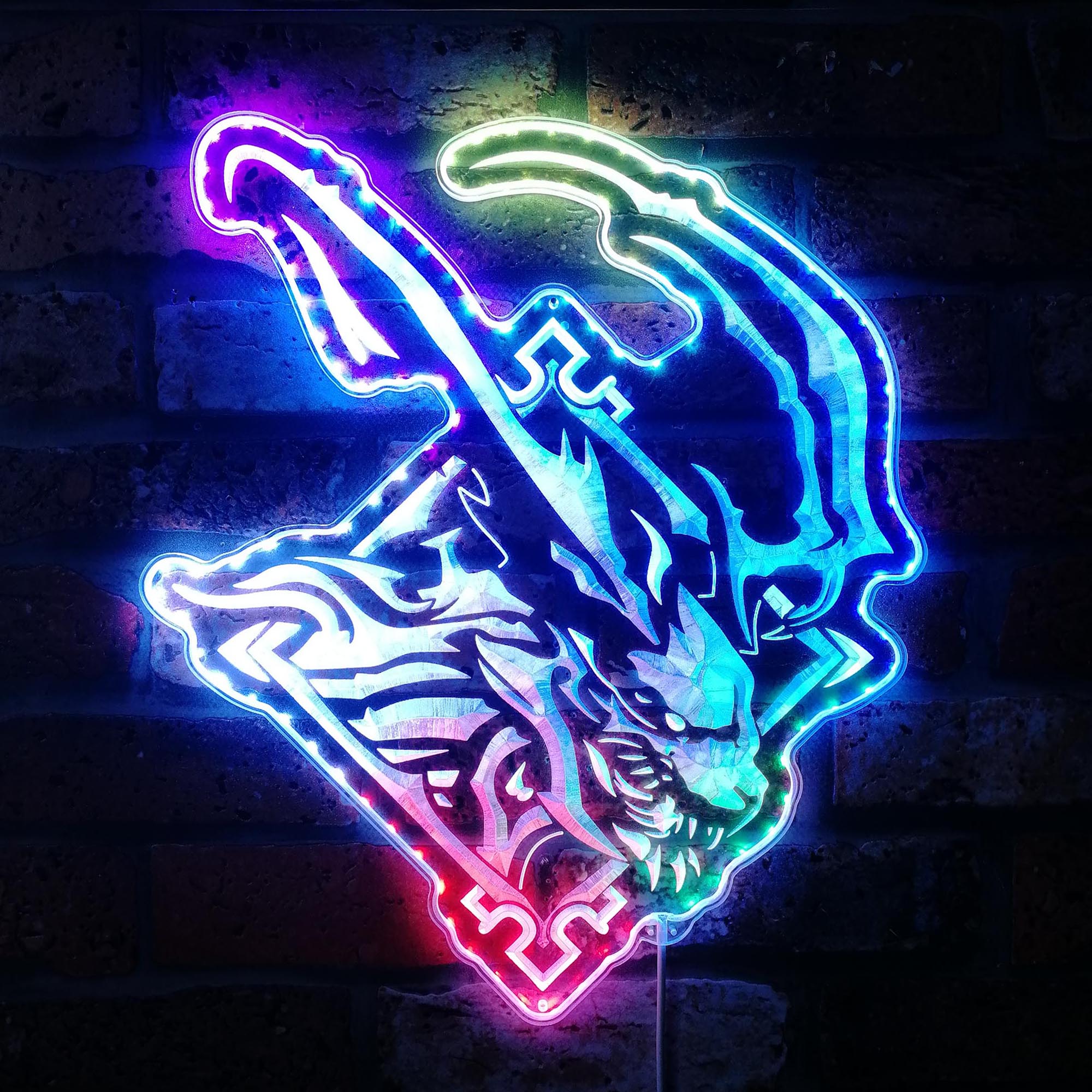 Final Fantasy 16 Fire Eikon Dynamic RGB Edge Lit LED Sign