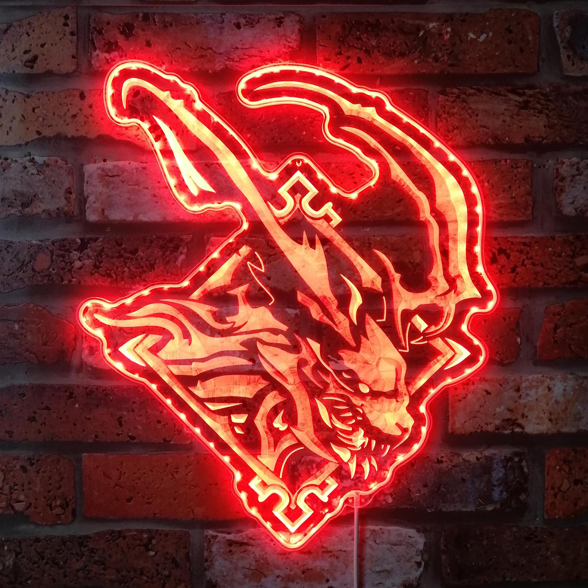 Final Fantasy 16 Fire Eikon Dynamic RGB Edge Lit LED Sign