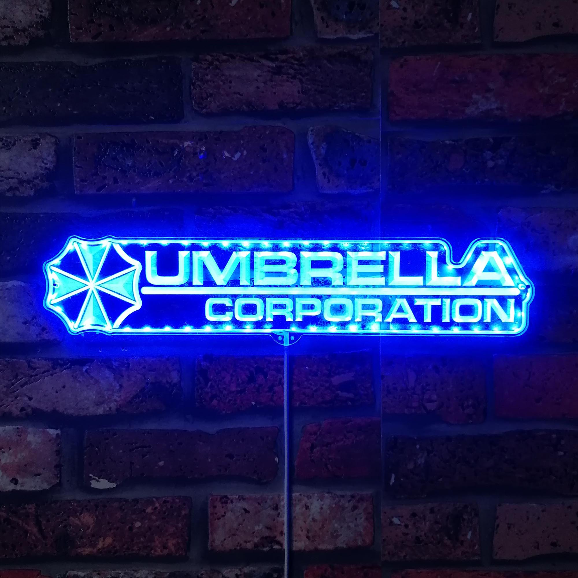 Umbrella Corporation Resident Evil Dynamic RGB Edge Lit LED Sign