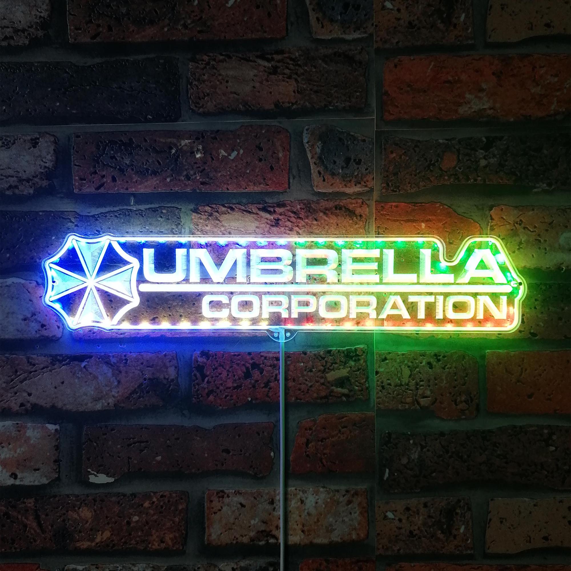 Umbrella Corporation Resident Evil Dynamic RGB Edge Lit LED Sign