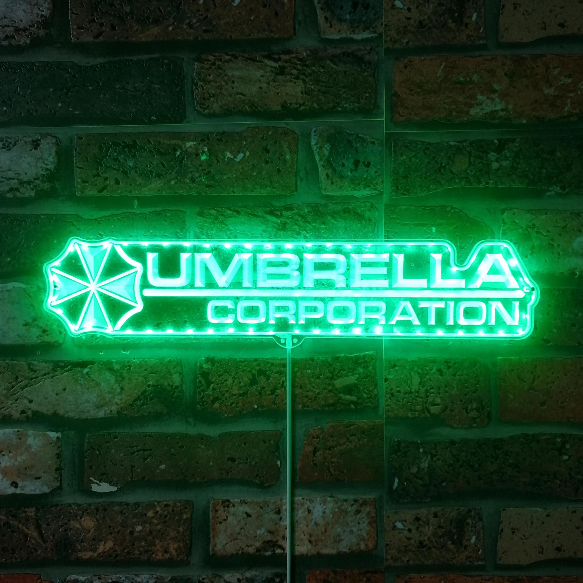 Umbrella Corporation Resident Evil Dynamic RGB Edge Lit LED Sign