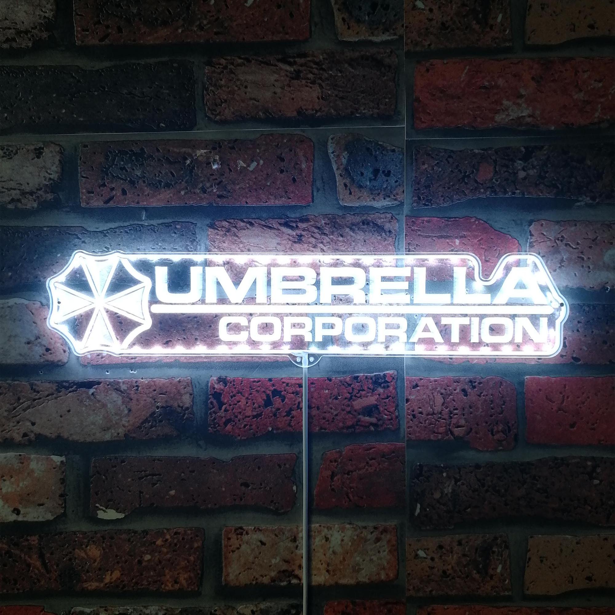 Umbrella Corporation Resident Evil Dynamic RGB Edge Lit LED Sign