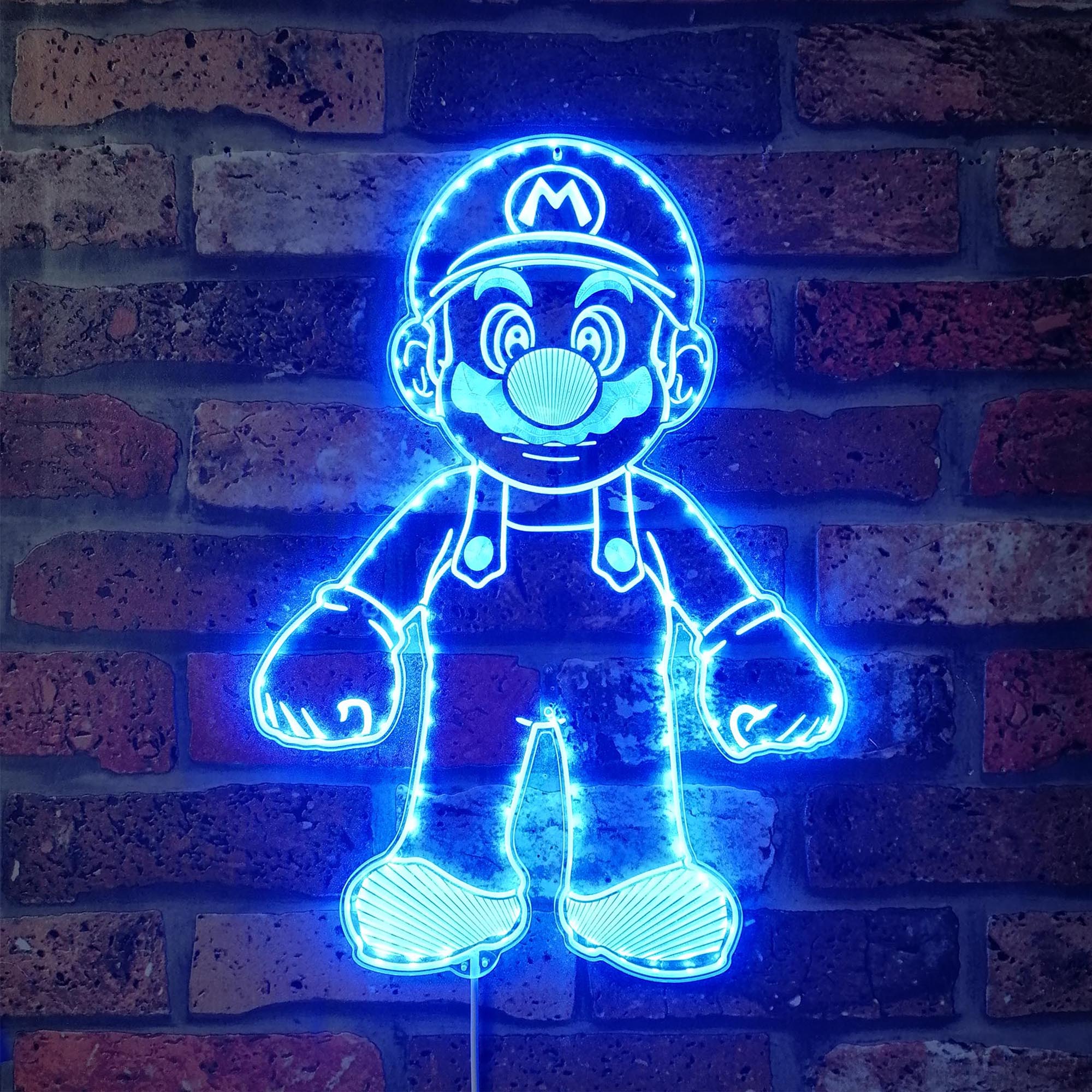 Super Mario Dynamic RGB Edge Lit LED Sign