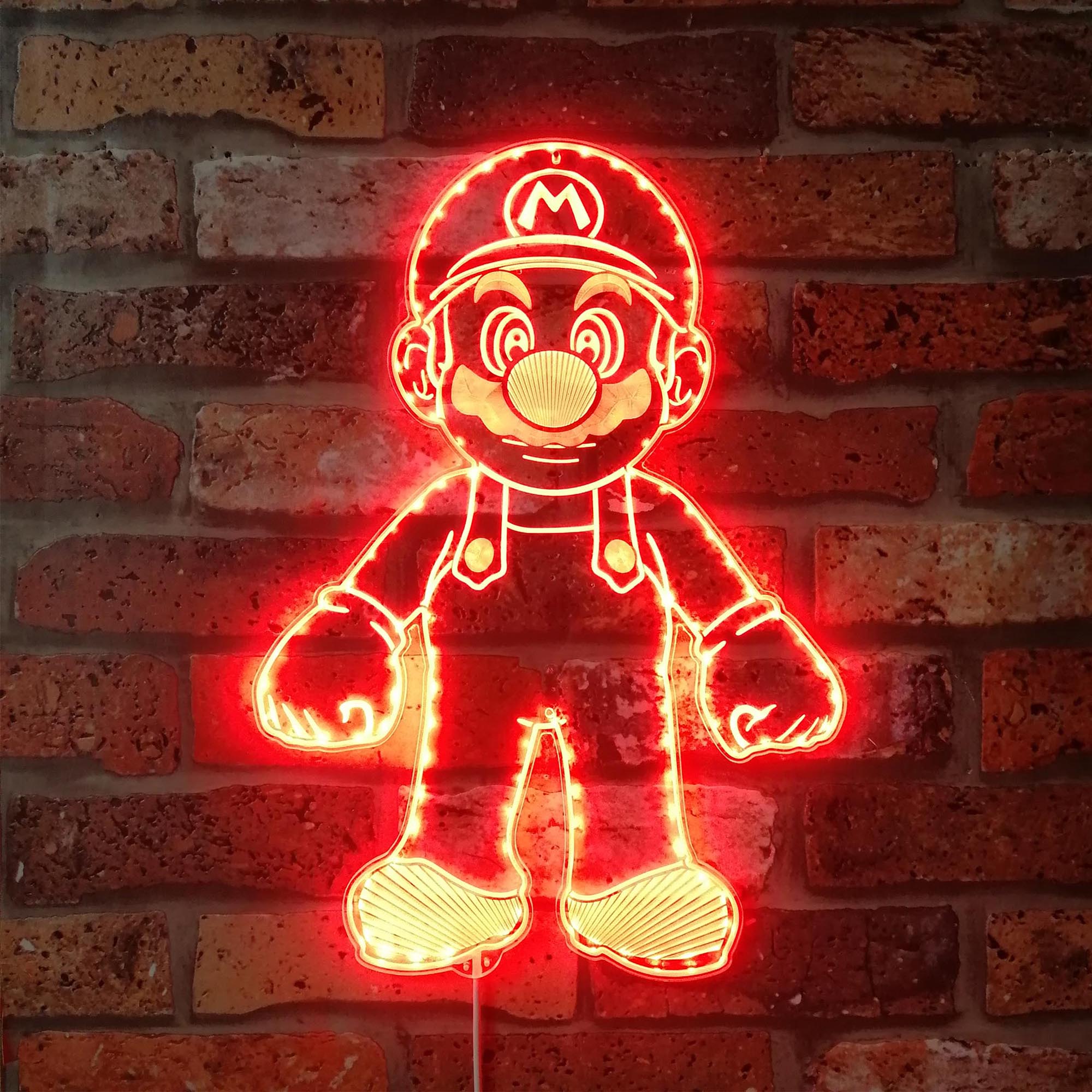 Super Mario Dynamic RGB Edge Lit LED Sign