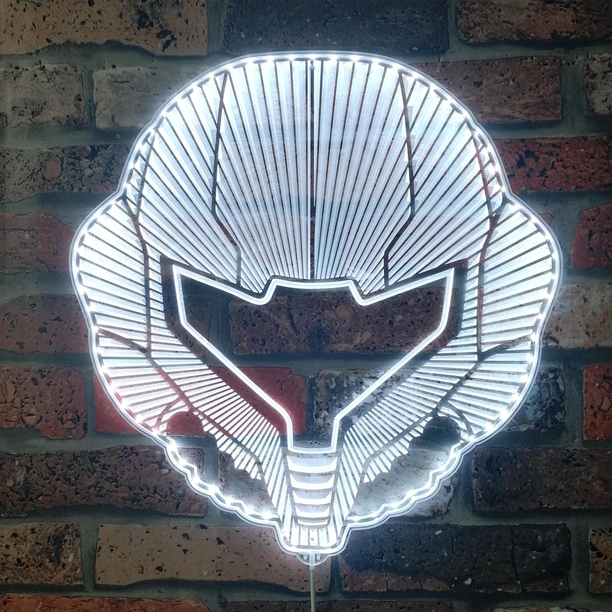 Metroid Samus Dynamic RGB Edge Lit LED Sign