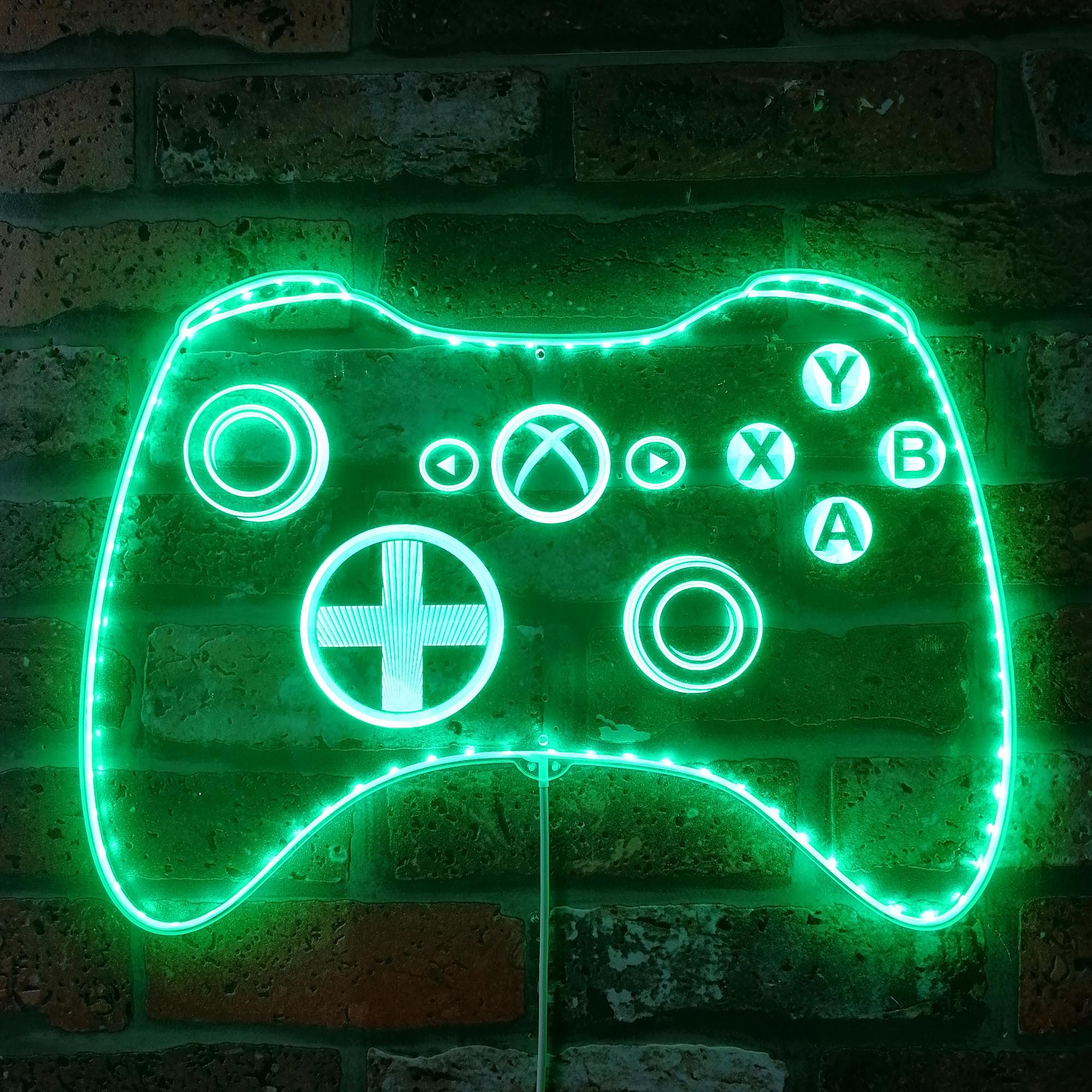 Xbox Game Controller Dynamic RGB Edge Lit LED Sign