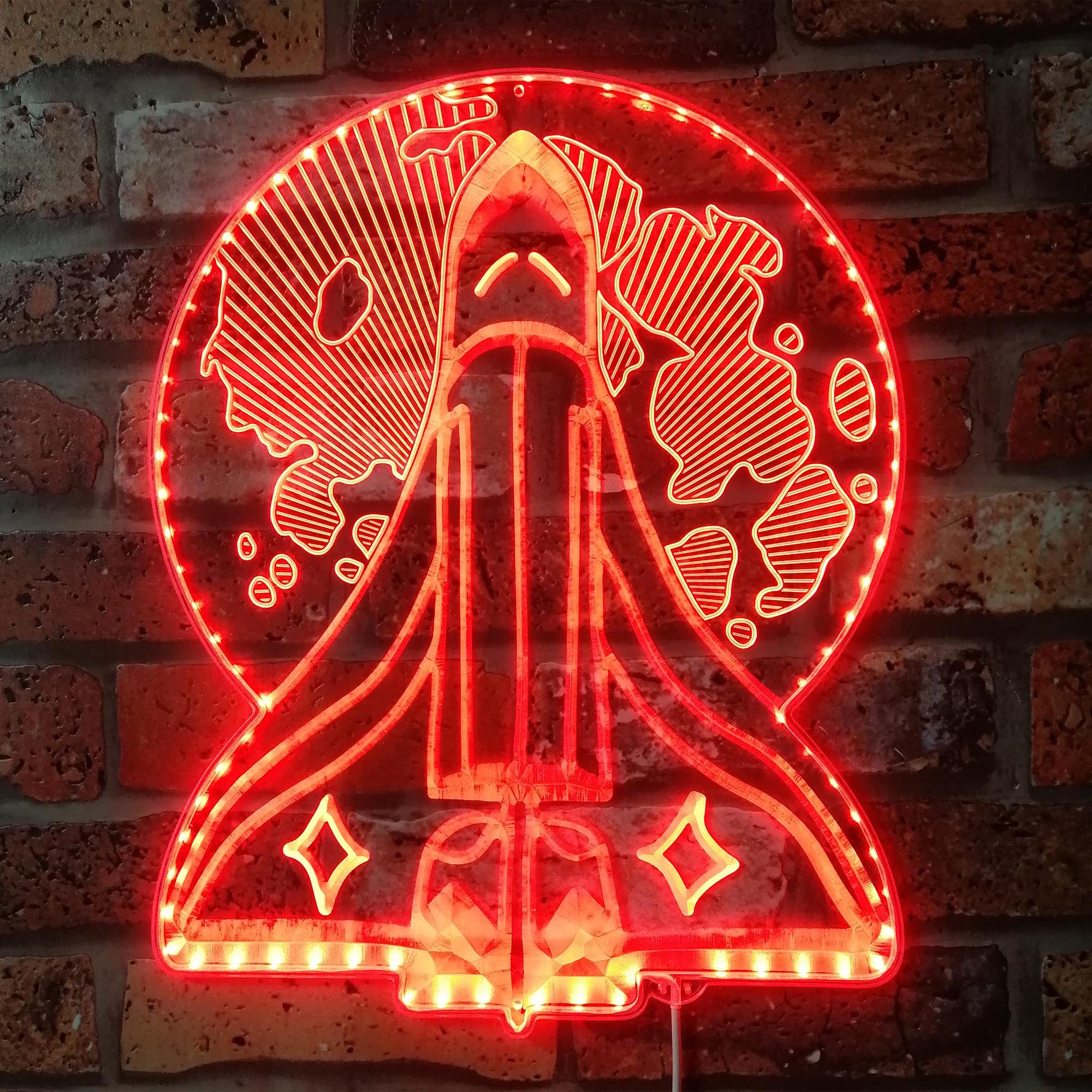 The Last of Us Spaceship Dynamic RGB Edge Lit LED Sign