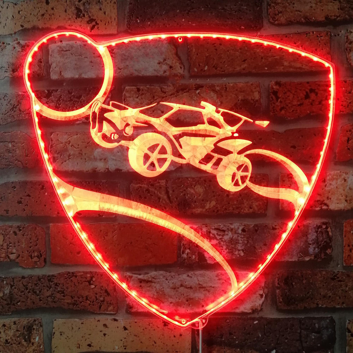 Rocket League Dynamic RGB Edge Lit LED Sign | PROLEDSIGN
