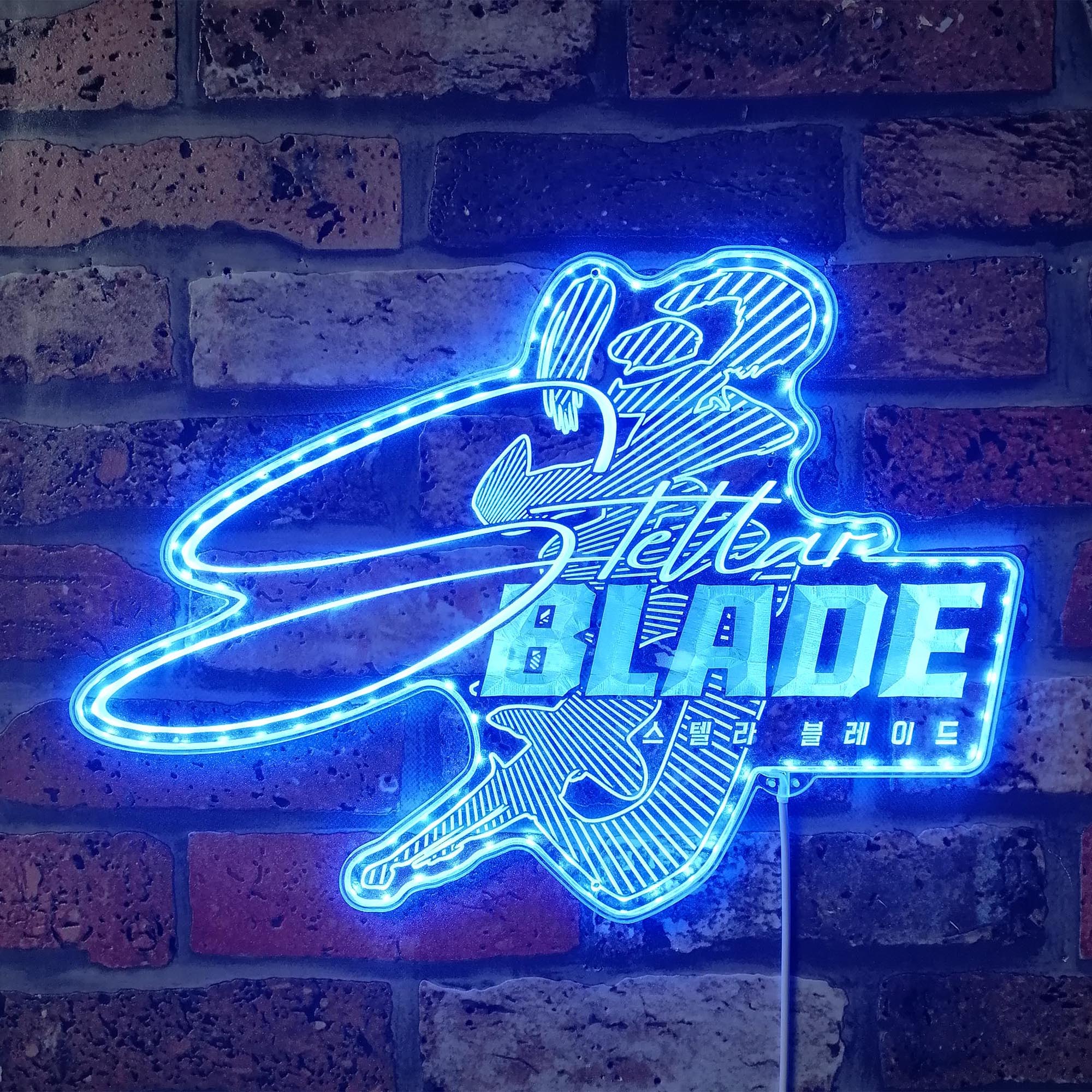 Stellar Blade Dynamic RGB Edge Lit LED Sign