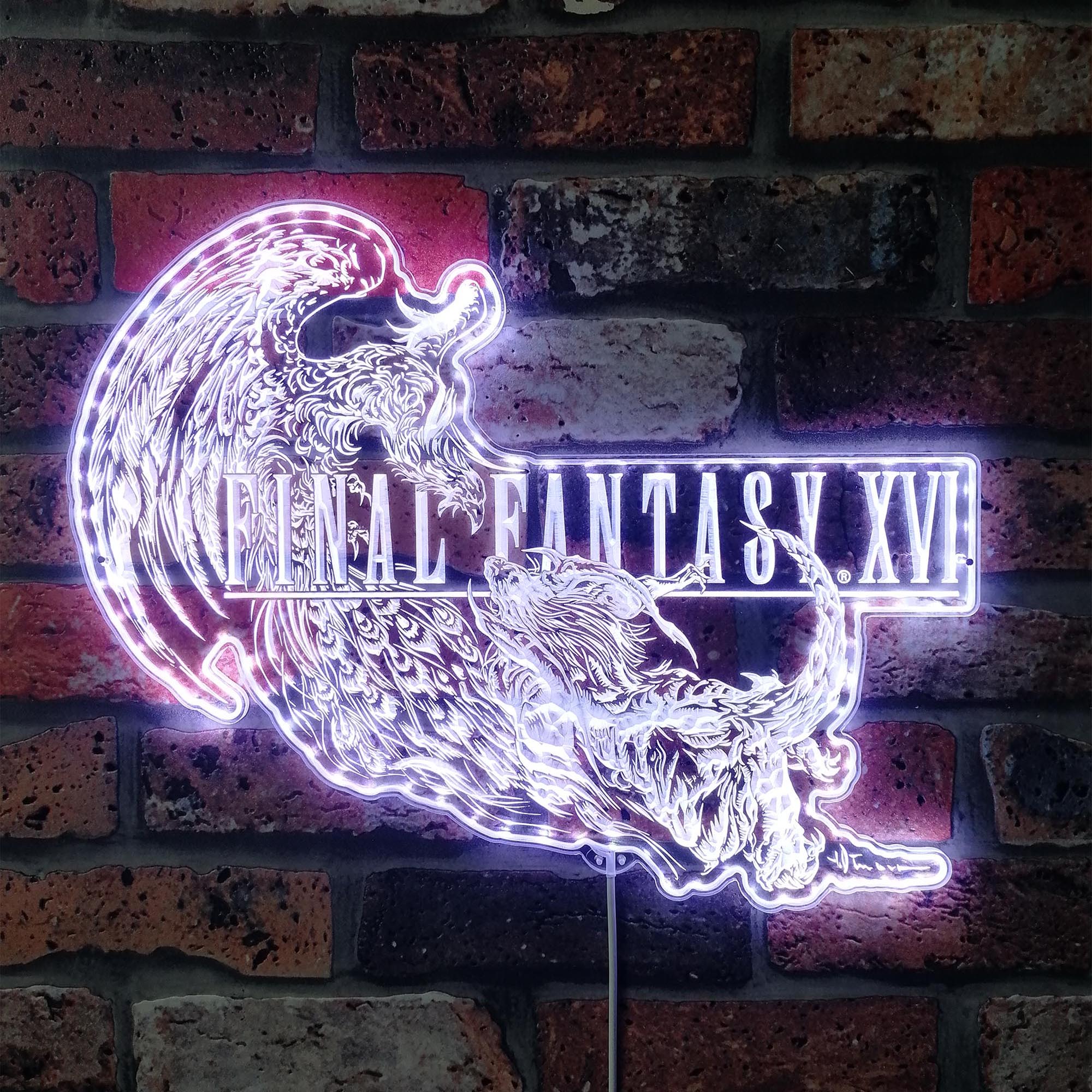 Final Fantasy 16 Dynamic RGB Edge Lit LED Sign