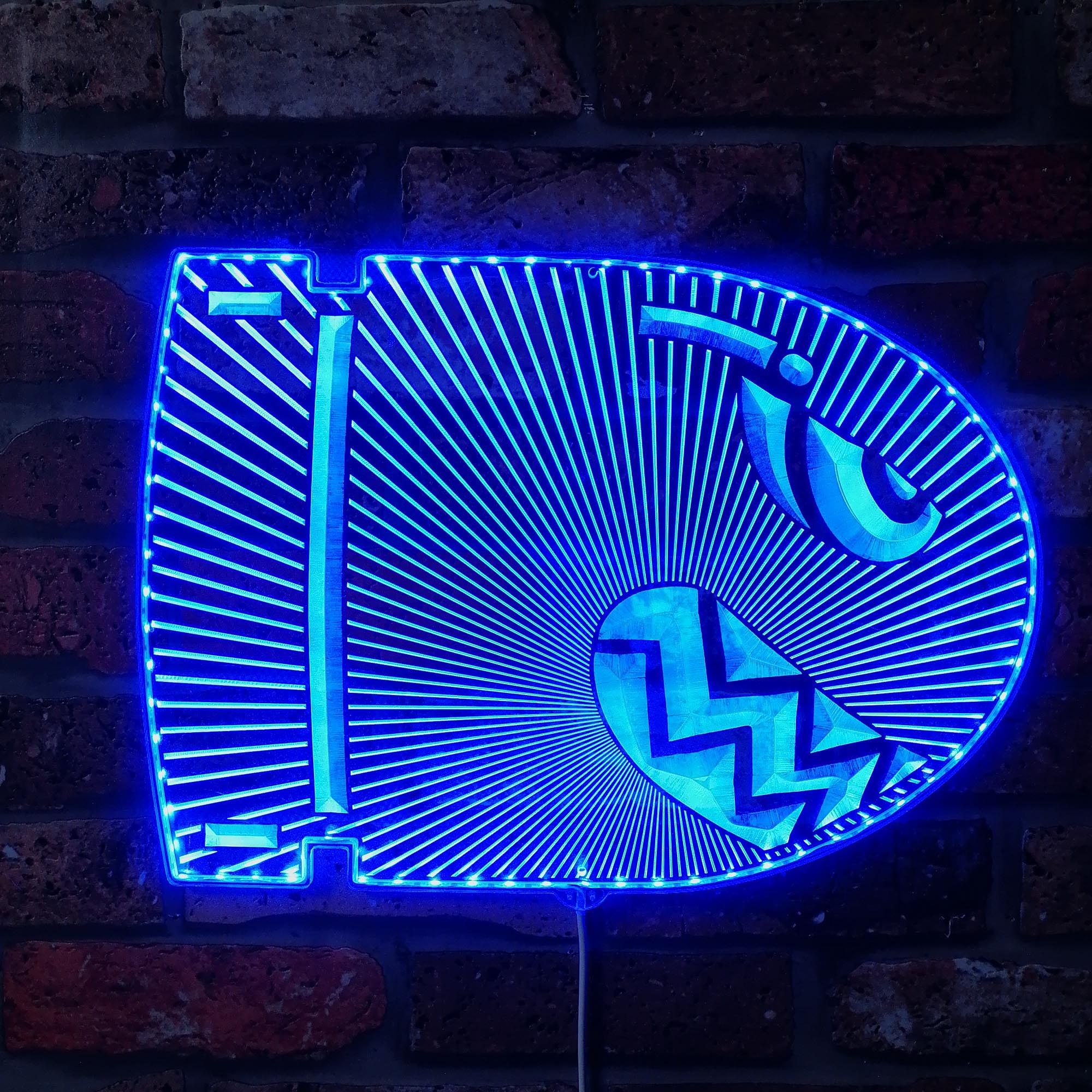 Super Mario Bullet Bill Dynamic RGB Edge Lit LED Sign