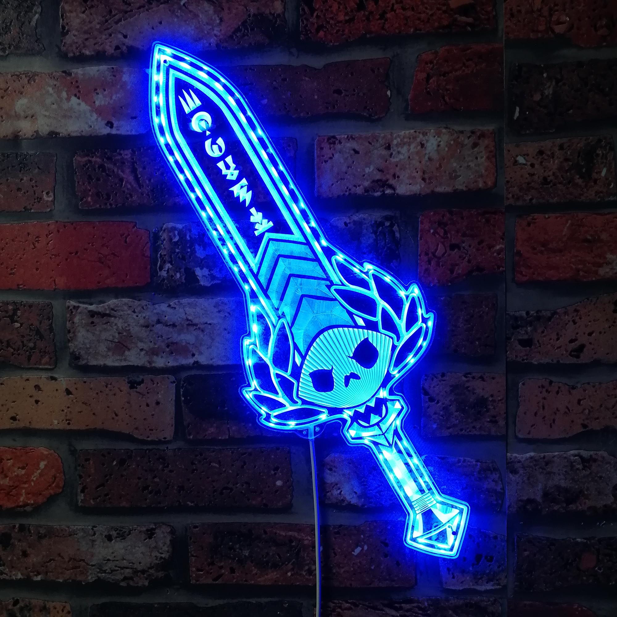 Stygian Blade Hades Game Room RGB Edge Lit LED Sign