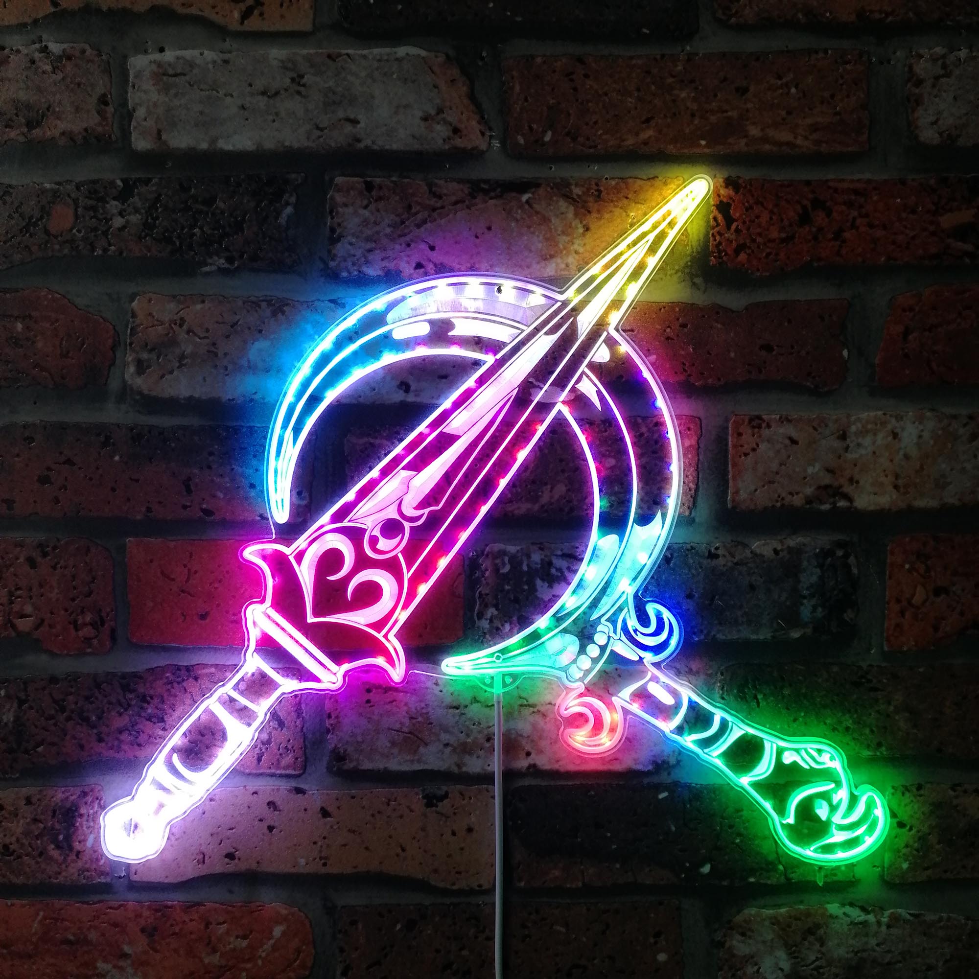 Hades 2 Dynamic RGB Edge Lit LED Sign