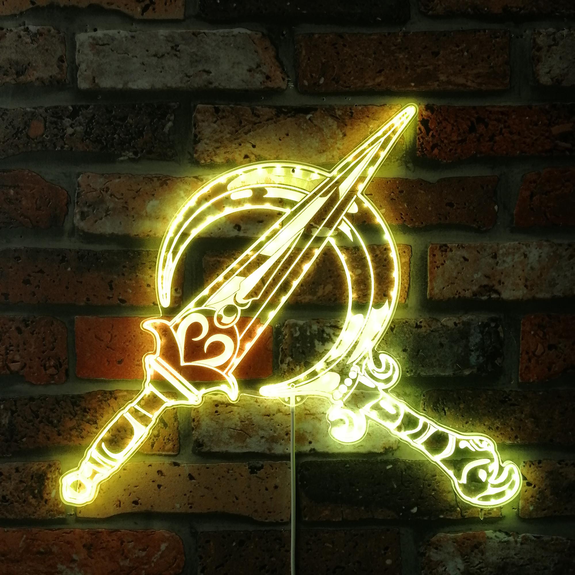 Hades 2 Melinoë Dynamic RGB Edge Lit LED Sign