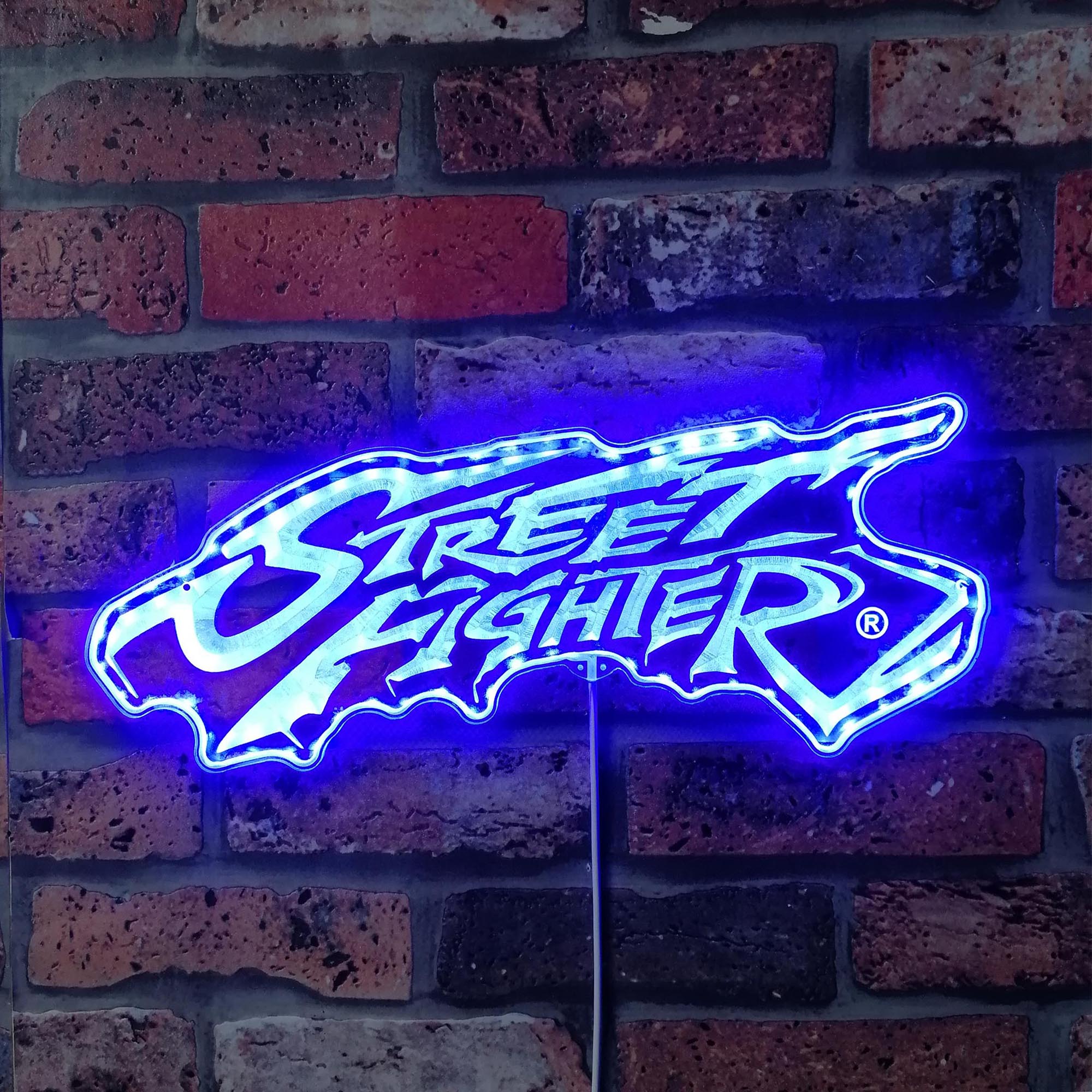 Street Fighter 6 Game Room RGB Edge Lit LED Sign