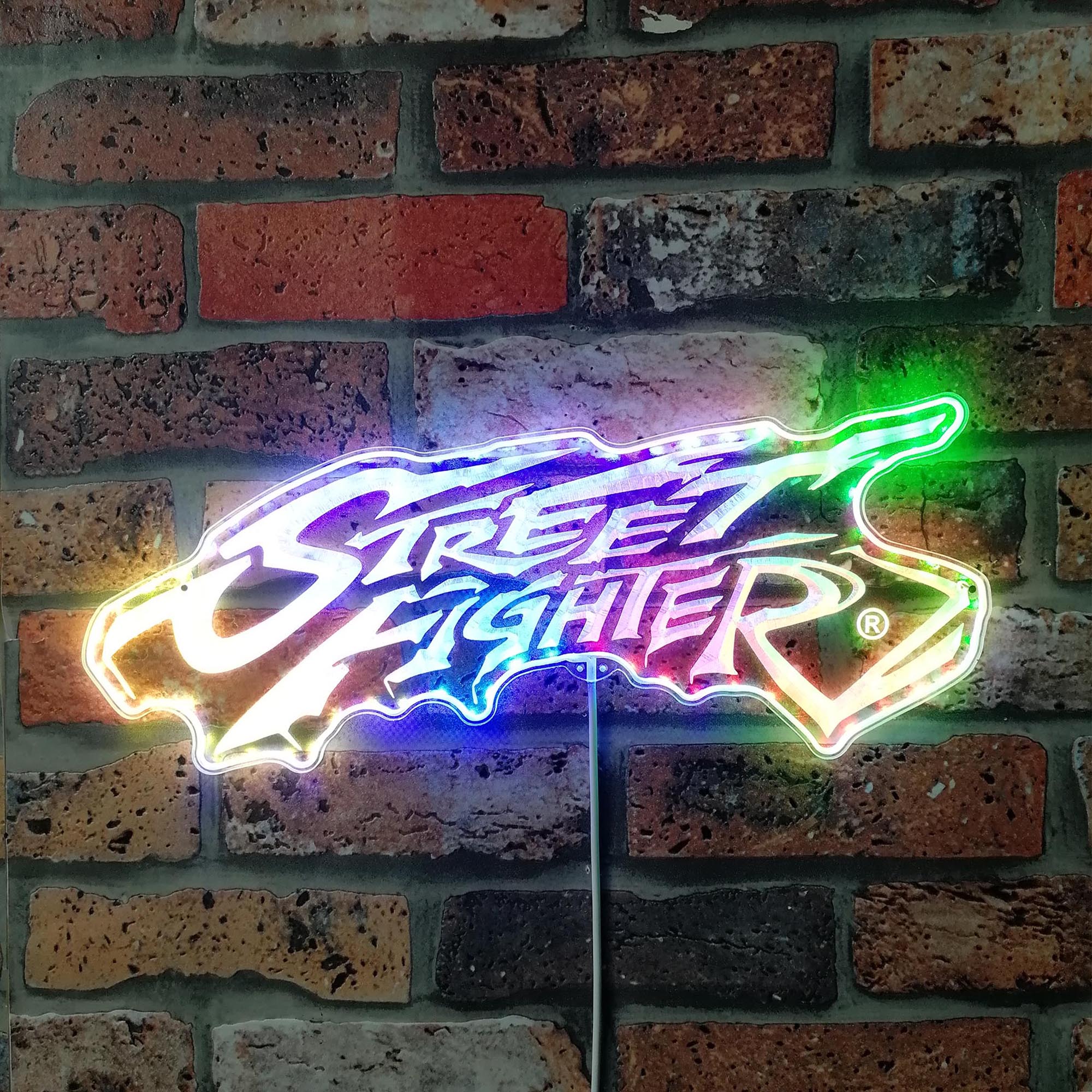 Street Fighter Dynamic RGB Edge Lit LED Sign