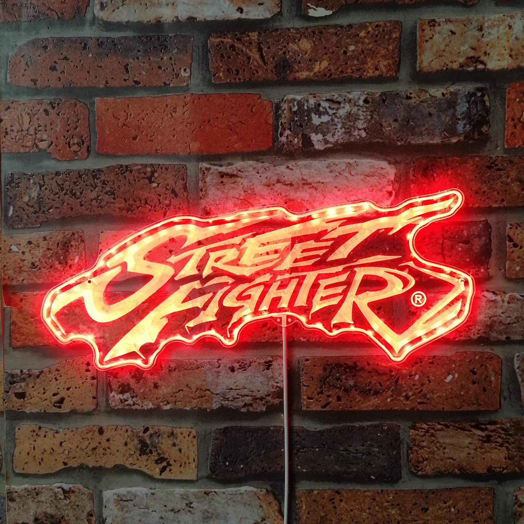 Street Fighter 6 Game Room RGB Edge Lit LED Sign