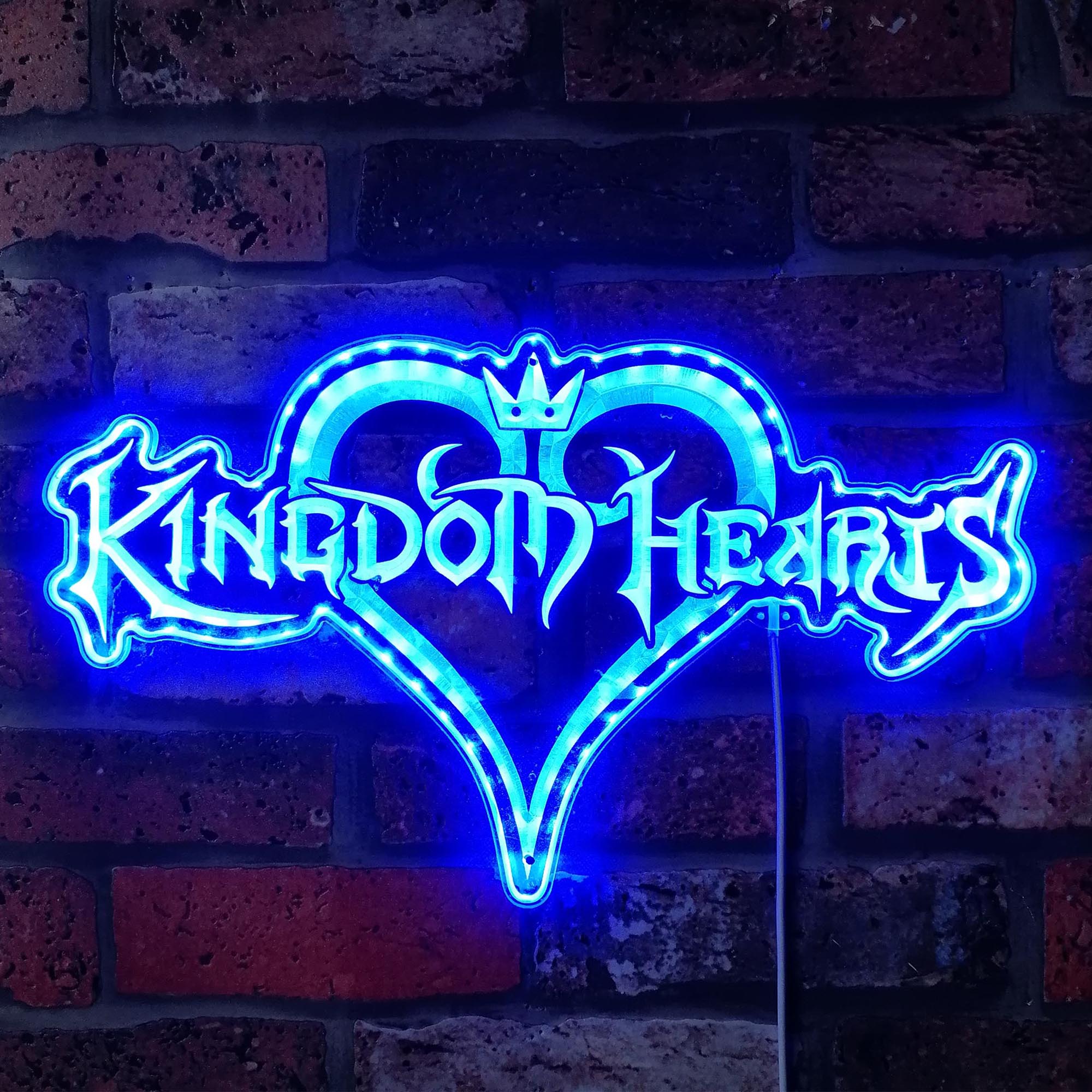 Kingdom Hearts Dynamic RGB Edge Lit LED Sign