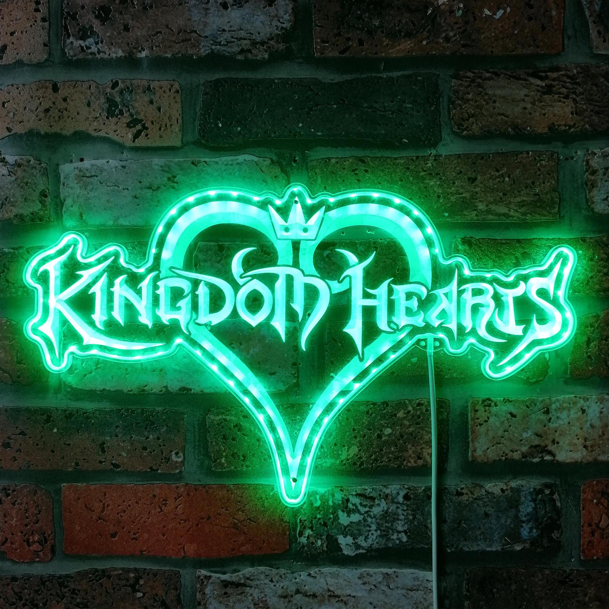 Kingdom Hearts Dynamic RGB Edge Lit LED Sign