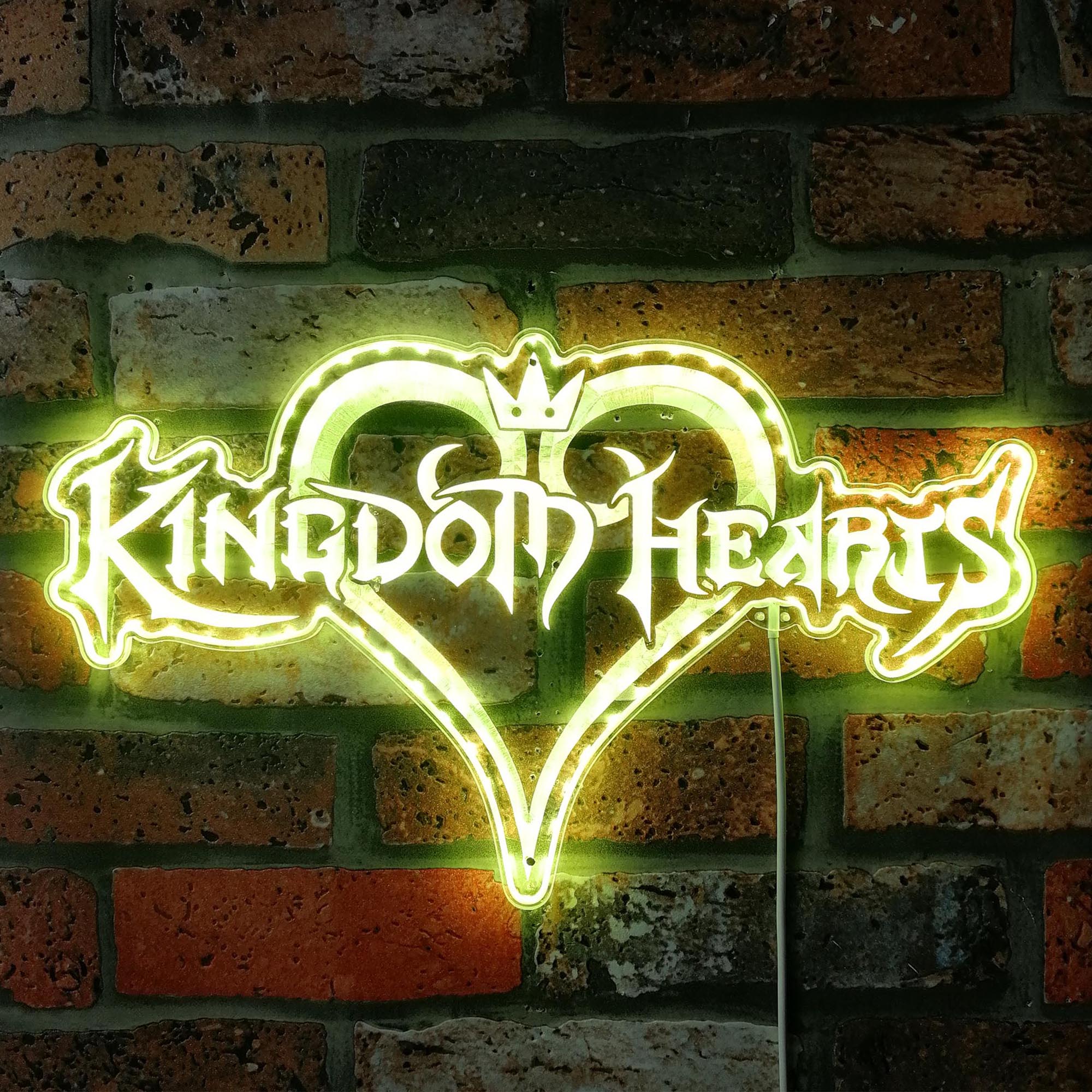 Kingdom Hearts Dynamic RGB Edge Lit LED Sign