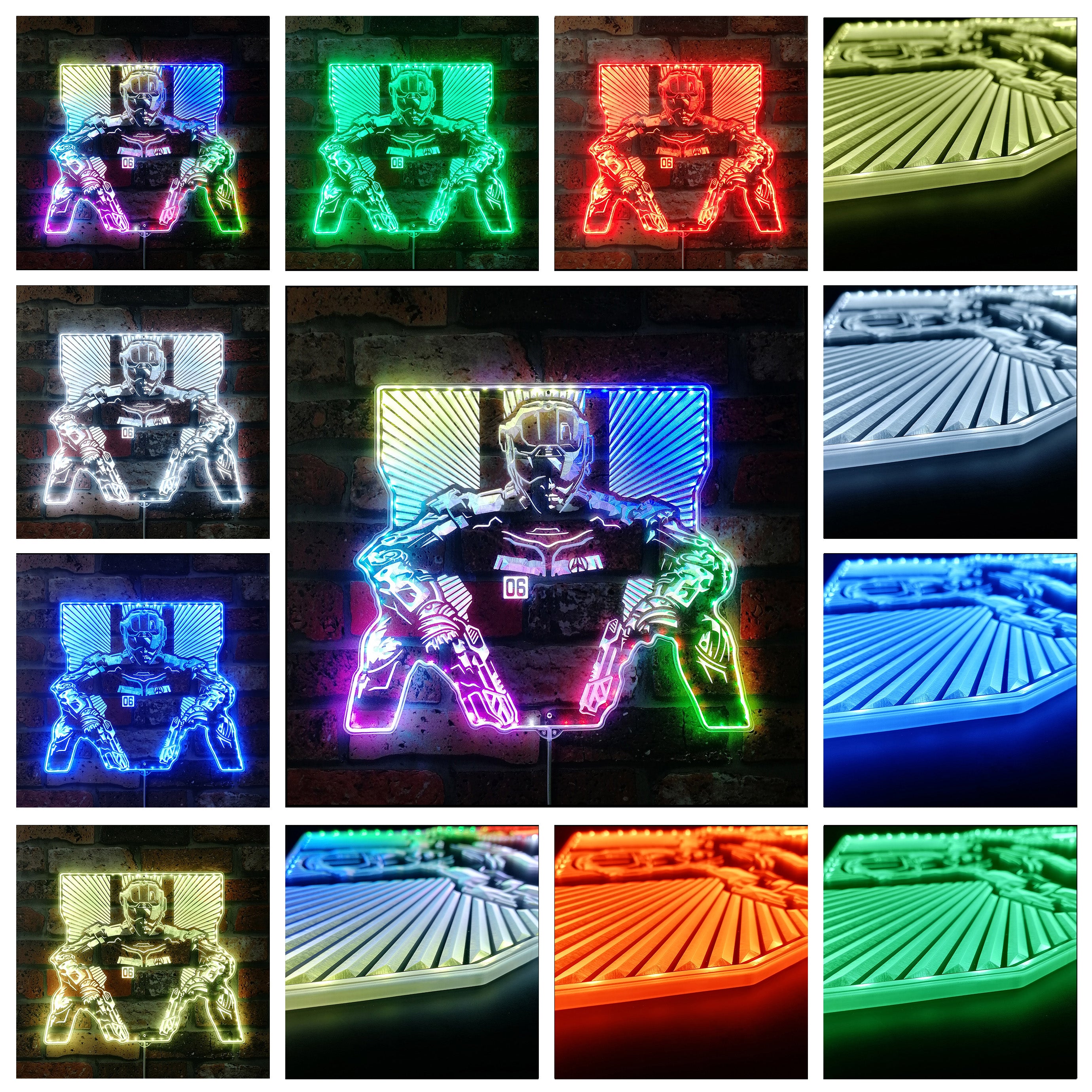 Call of Duty Dynamic RGB Edge Lit LED Sign