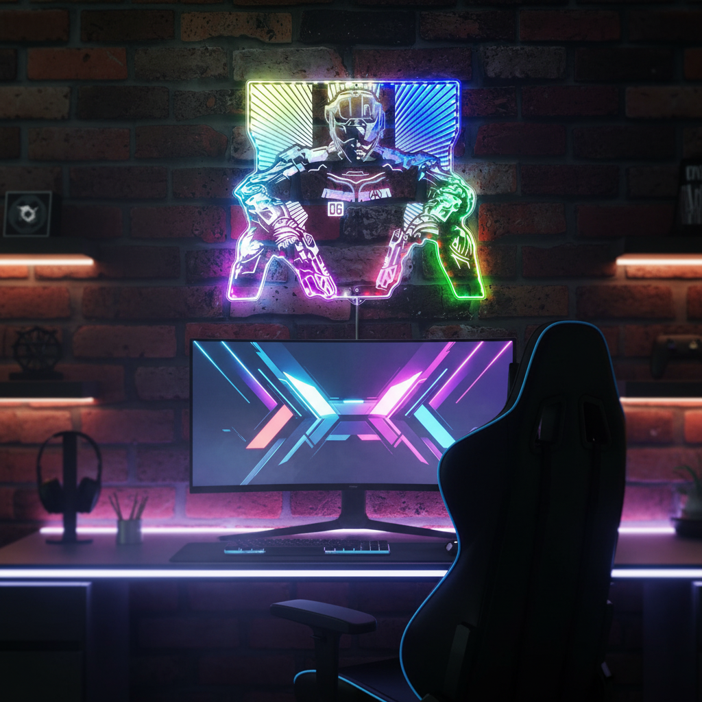 Call of Duty Cod Black Ops Neon LED Sign with Dynamic RGB Colors