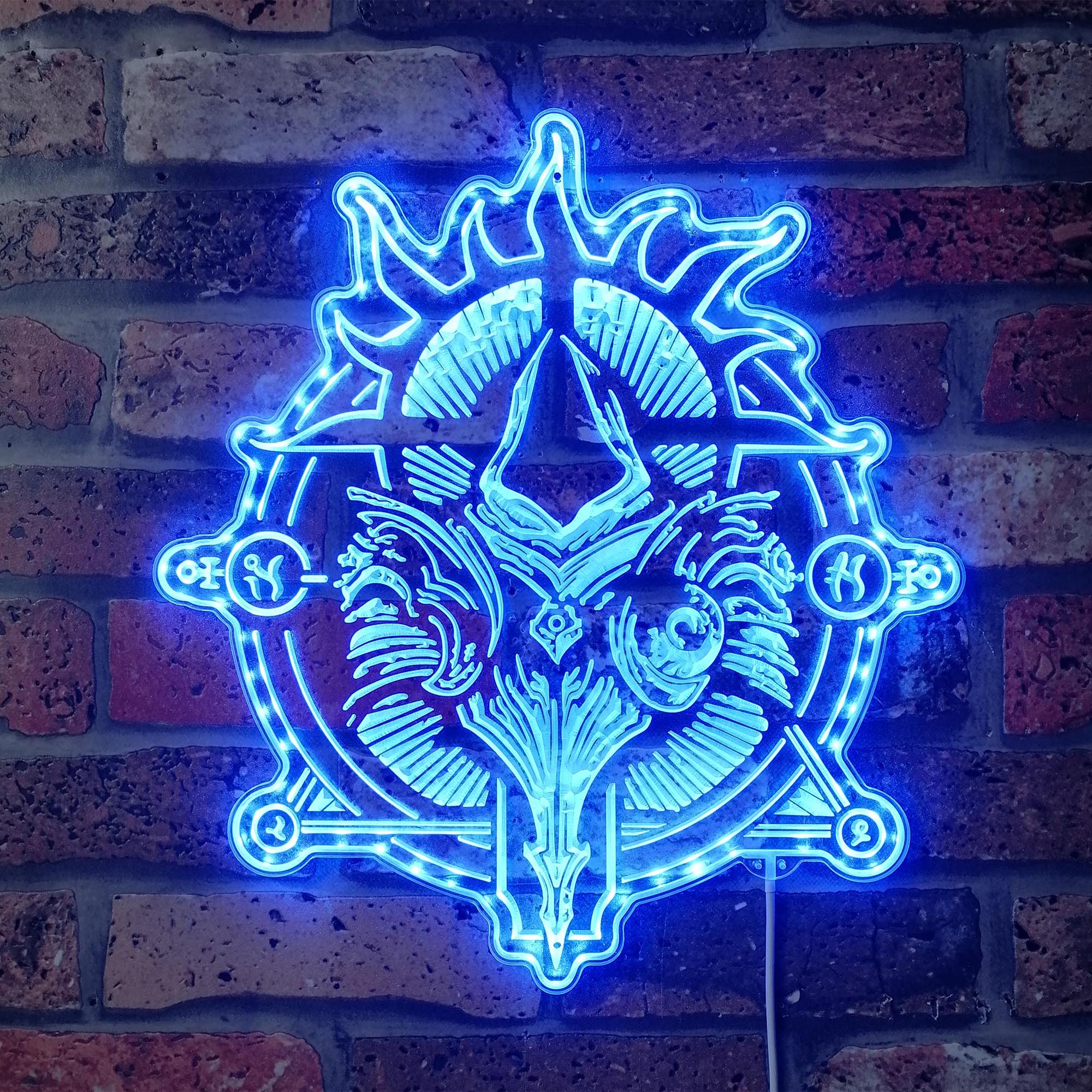 Diablo 4 Angel Dynamic RGB Edge Lit LED Sign