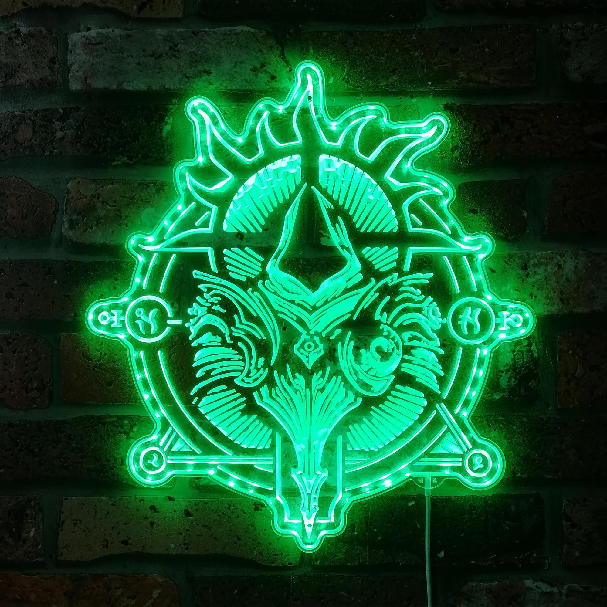 Diablo 4 Angel Dynamic RGB Edge Lit LED Sign