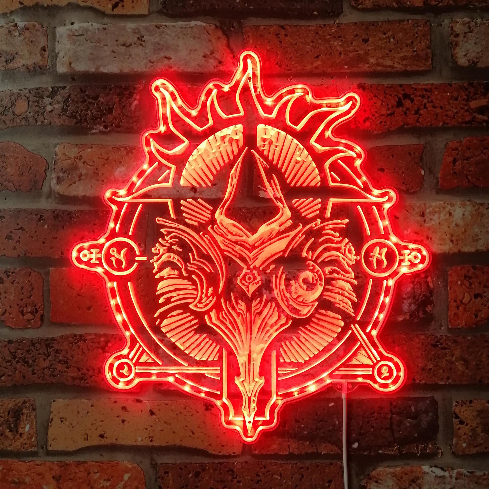 Diablo 4 Angel Dynamic RGB Edge Lit LED Sign