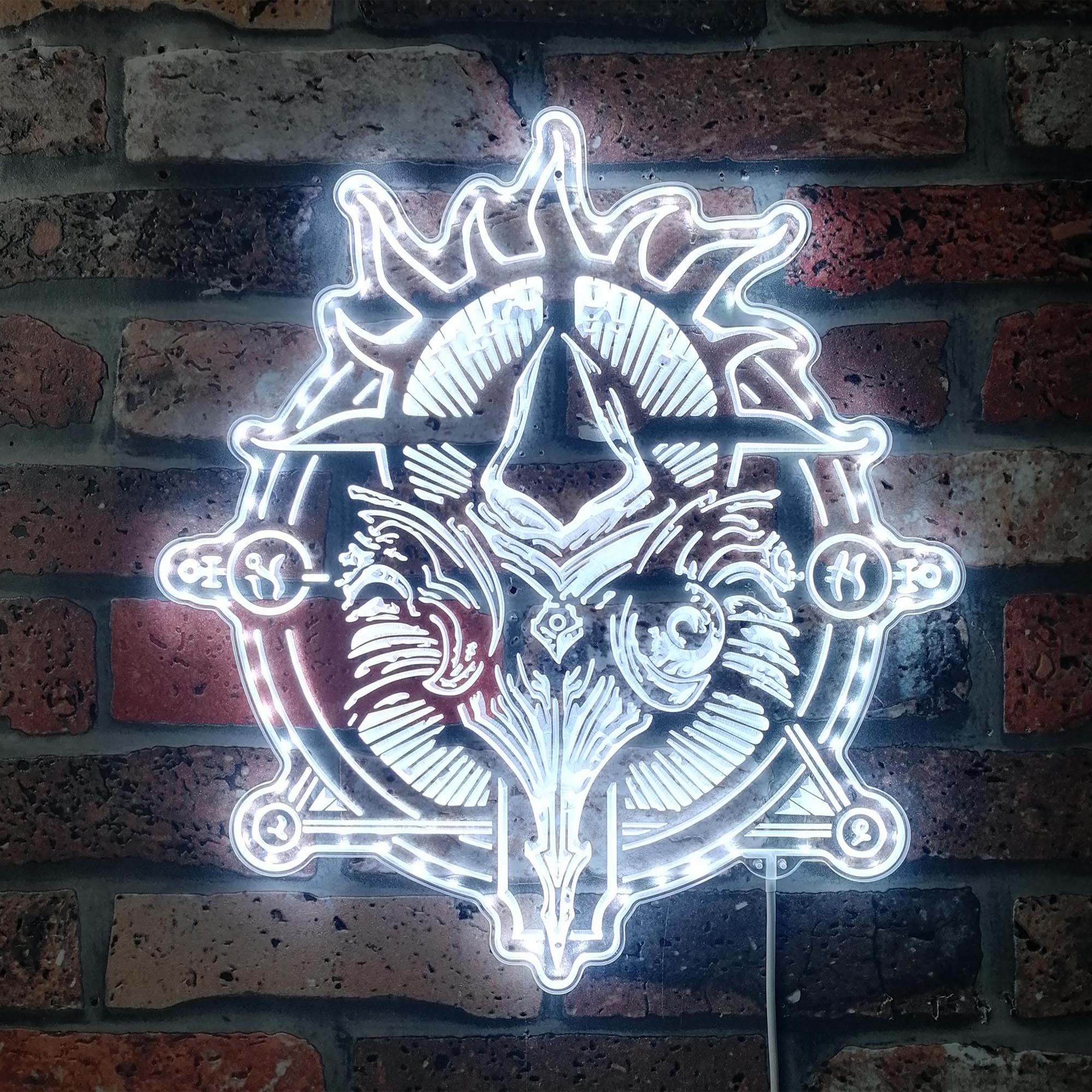 Diablo 4 Angel Dynamic RGB Edge Lit LED Sign