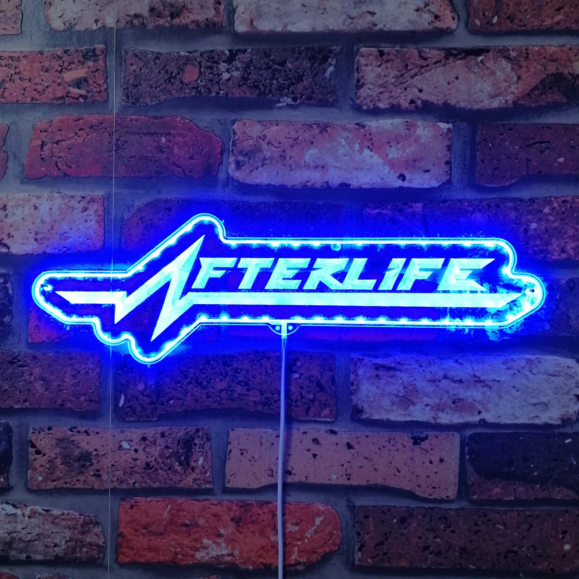 Cyberpunk 2077 Afterlife Dynamic RGB Edge Lit LED Sign