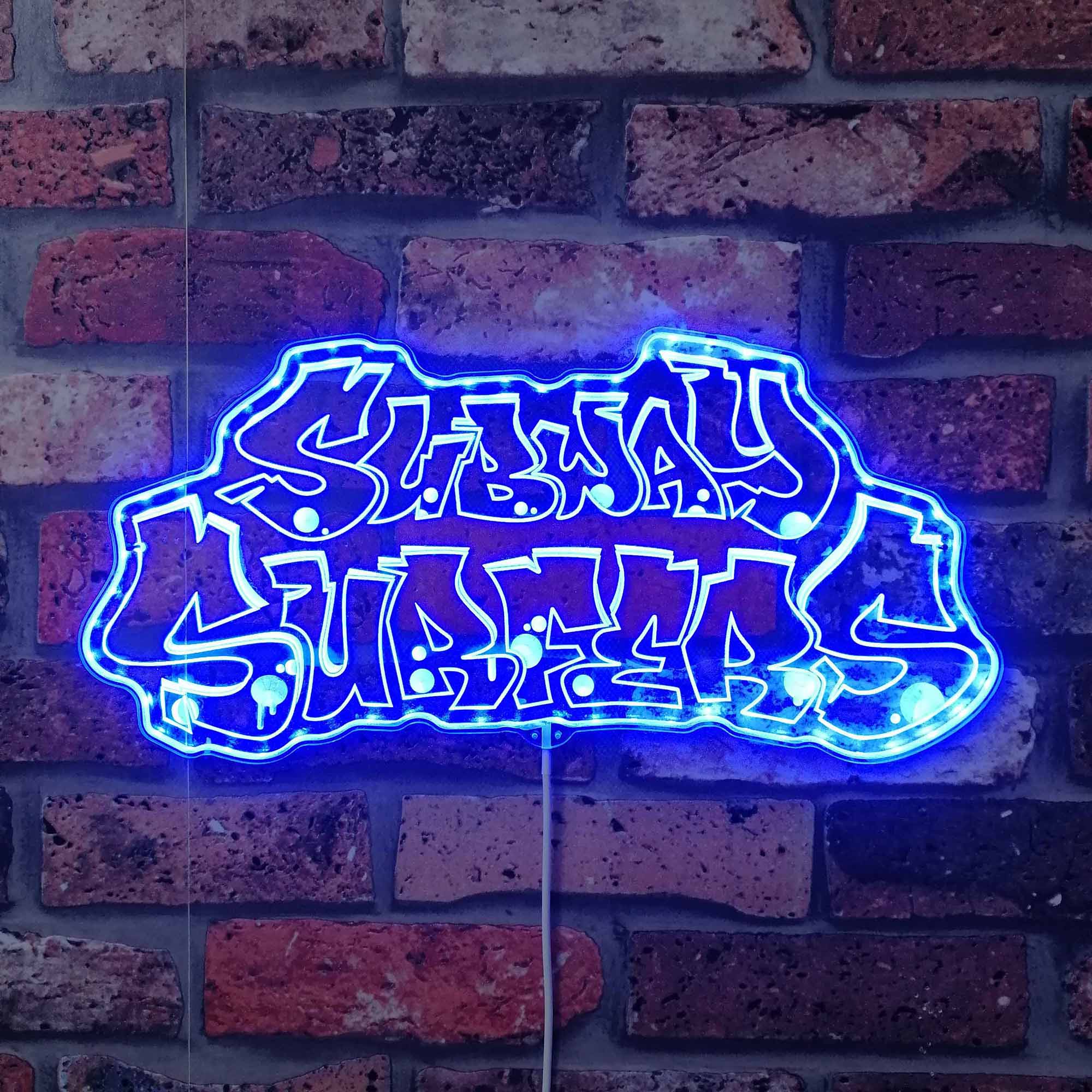 Subway Surfers Dynamic RGB Edge Lit LED Sign