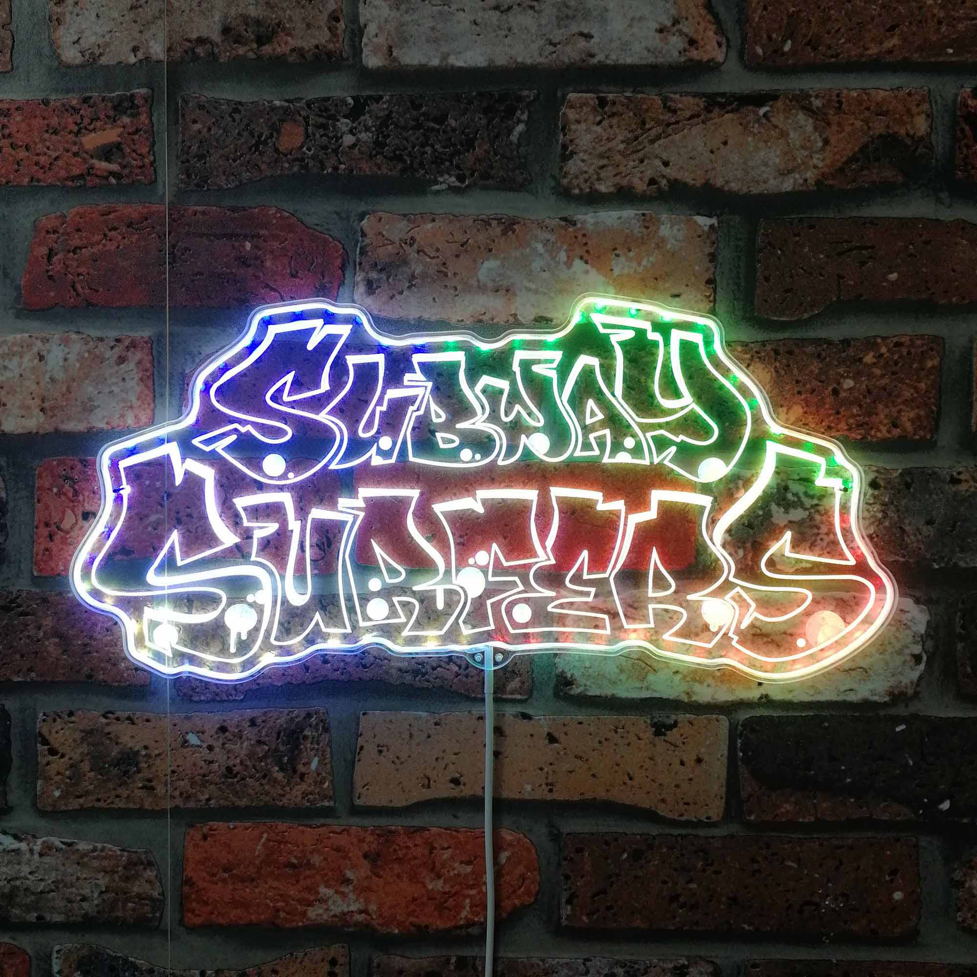 Subway Surfers Dynamic RGB Edge Lit LED Sign