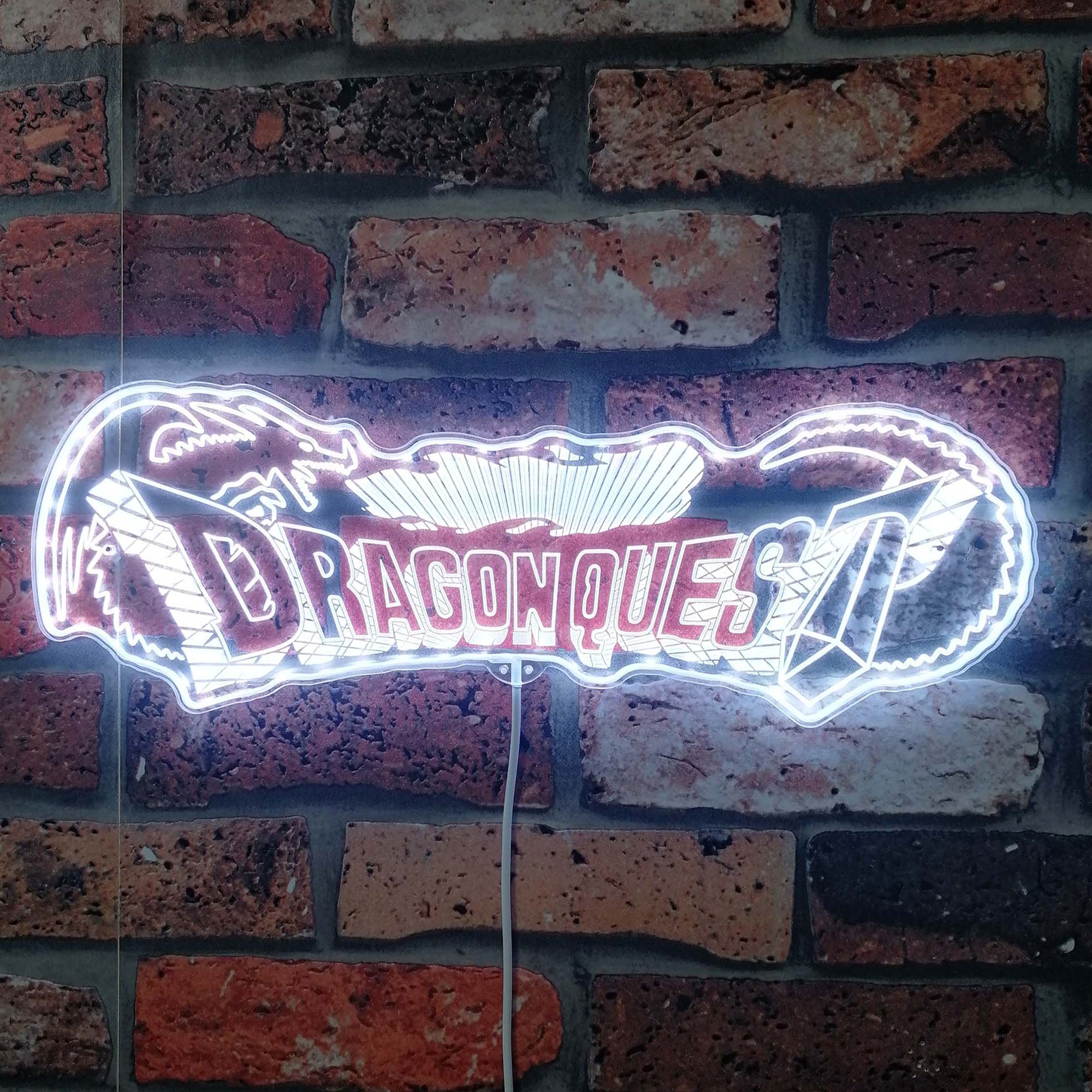 Dragon Quest Neon LED Sign with Dynamic RGB Colors