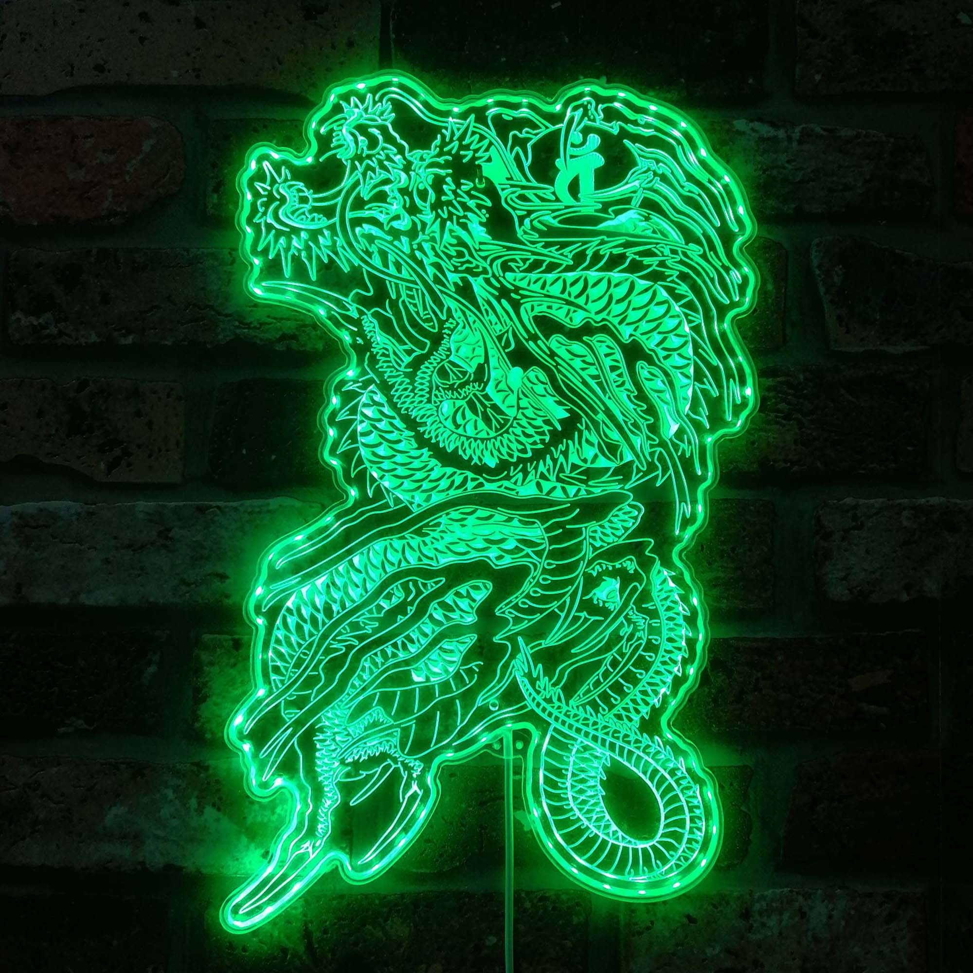 Like a Dragon Kiryu Dragon Tattoo Neon Neon LED Sign with Dynamic RGB Colors