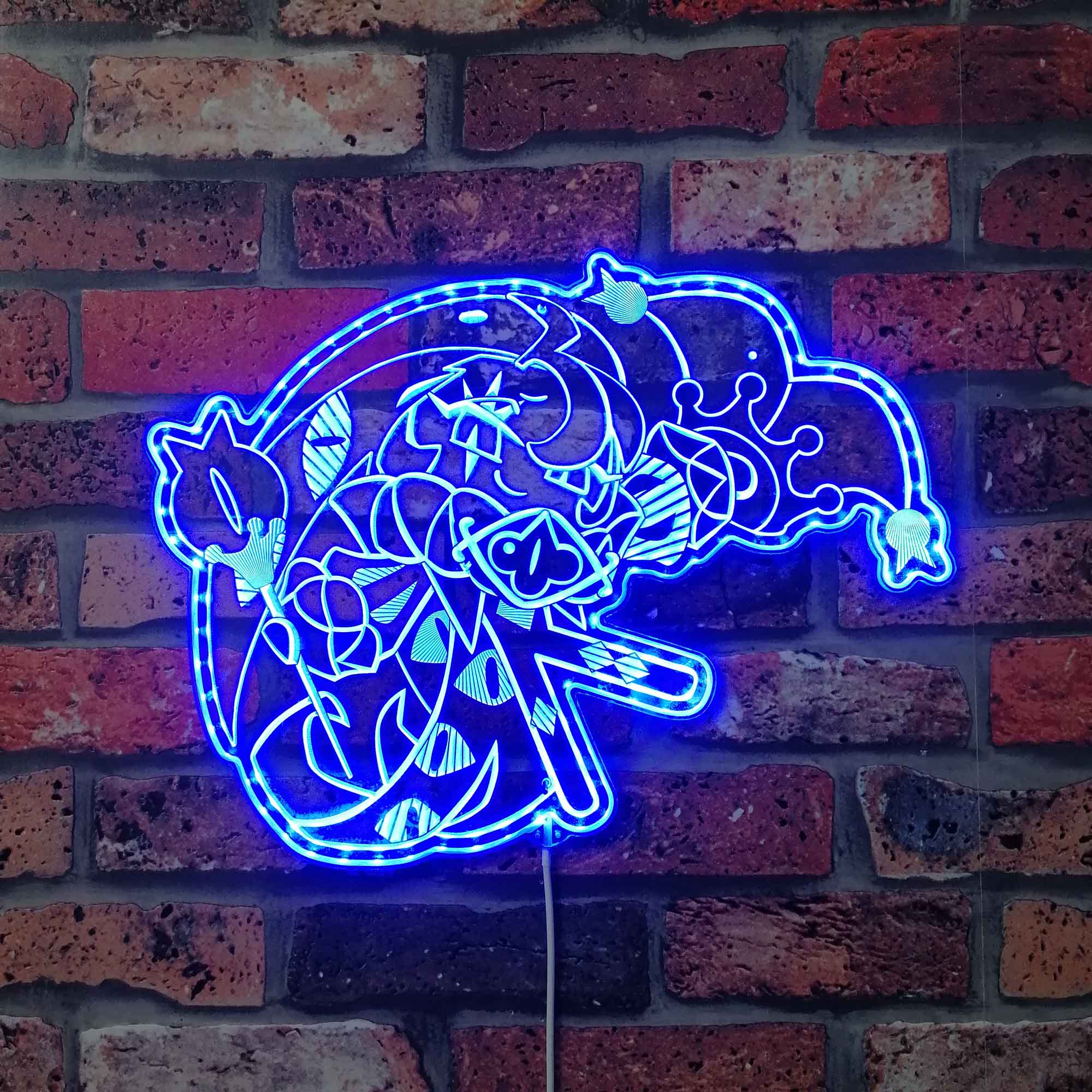 Shadow Milk Cookie Run Kingdom Neon Neon LED Sign with Dynamic RGB Colors