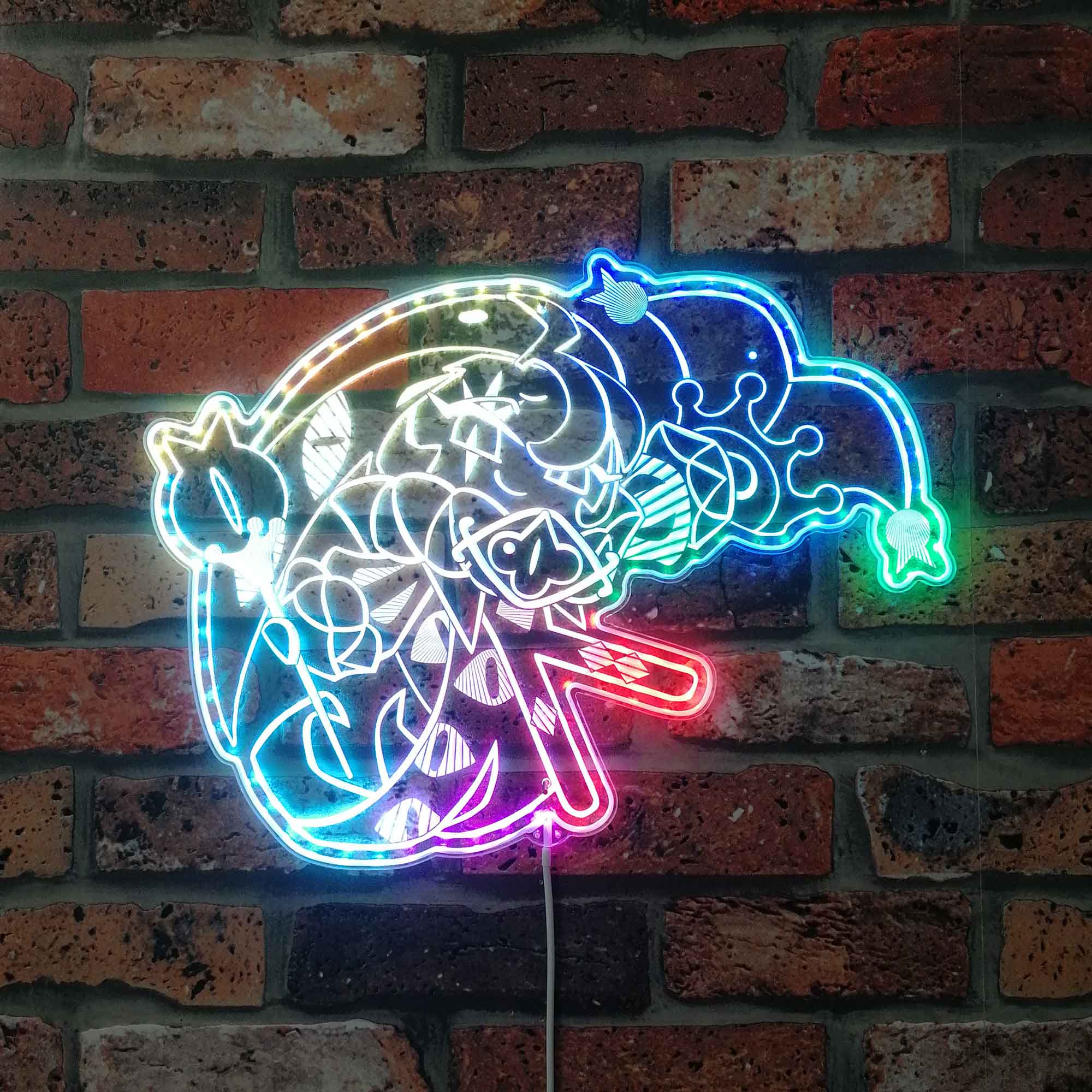 Shadow Milk Dynamic RGB Edge Lit LED Sign