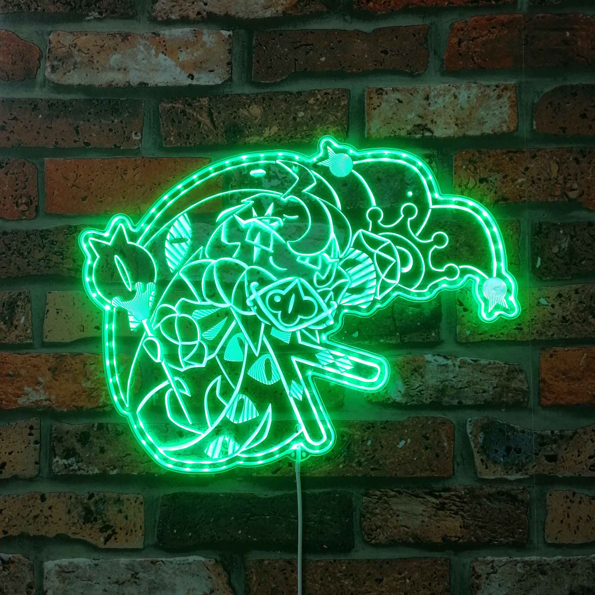 Shadow Milk Cookie Run Kingdom Neon Neon LED Sign with Dynamic RGB Colors